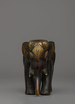 Small Bronze Elephant Statue​