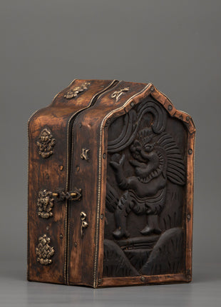 Handcrafted Tibetan Vajra and Bell with Box | Energy & Spiritual Balance Decor