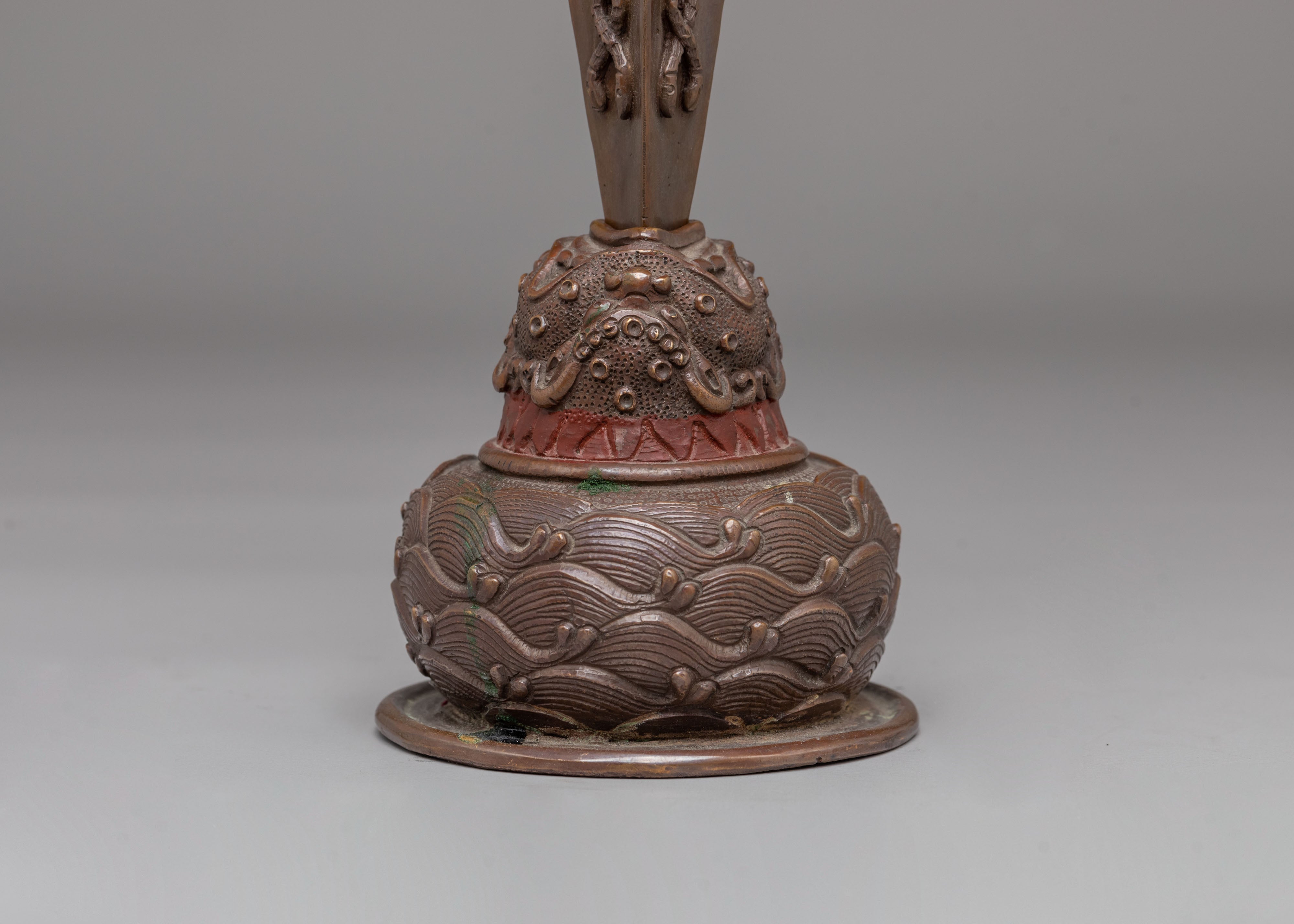 Himalayan Buddhist Ritual Phurba | Tibetan Dagger for Spiritual Protection