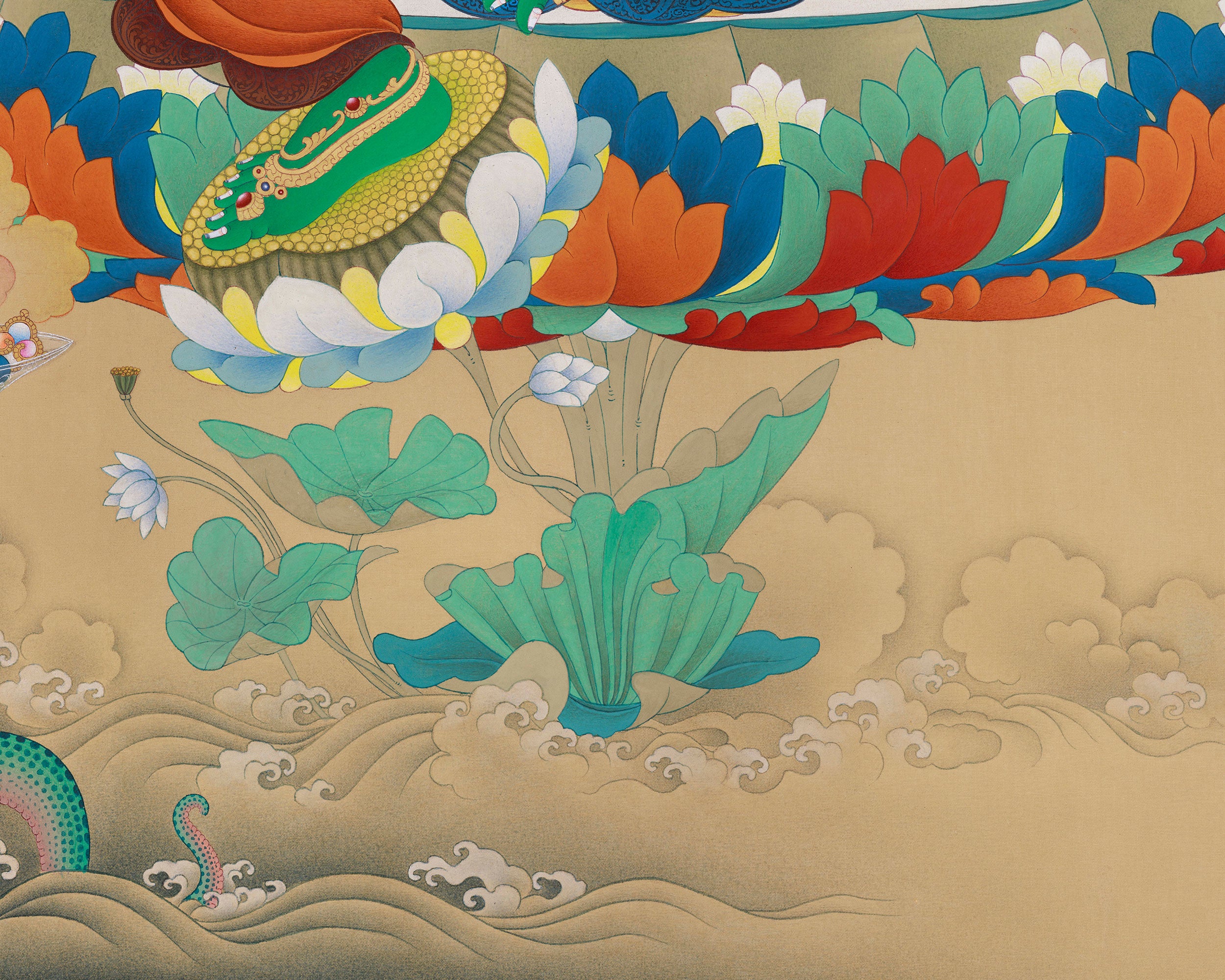 Compassionate Goddess Shyama Tara | The Divine Mother of Compassion and Fearless Protection in Large Format