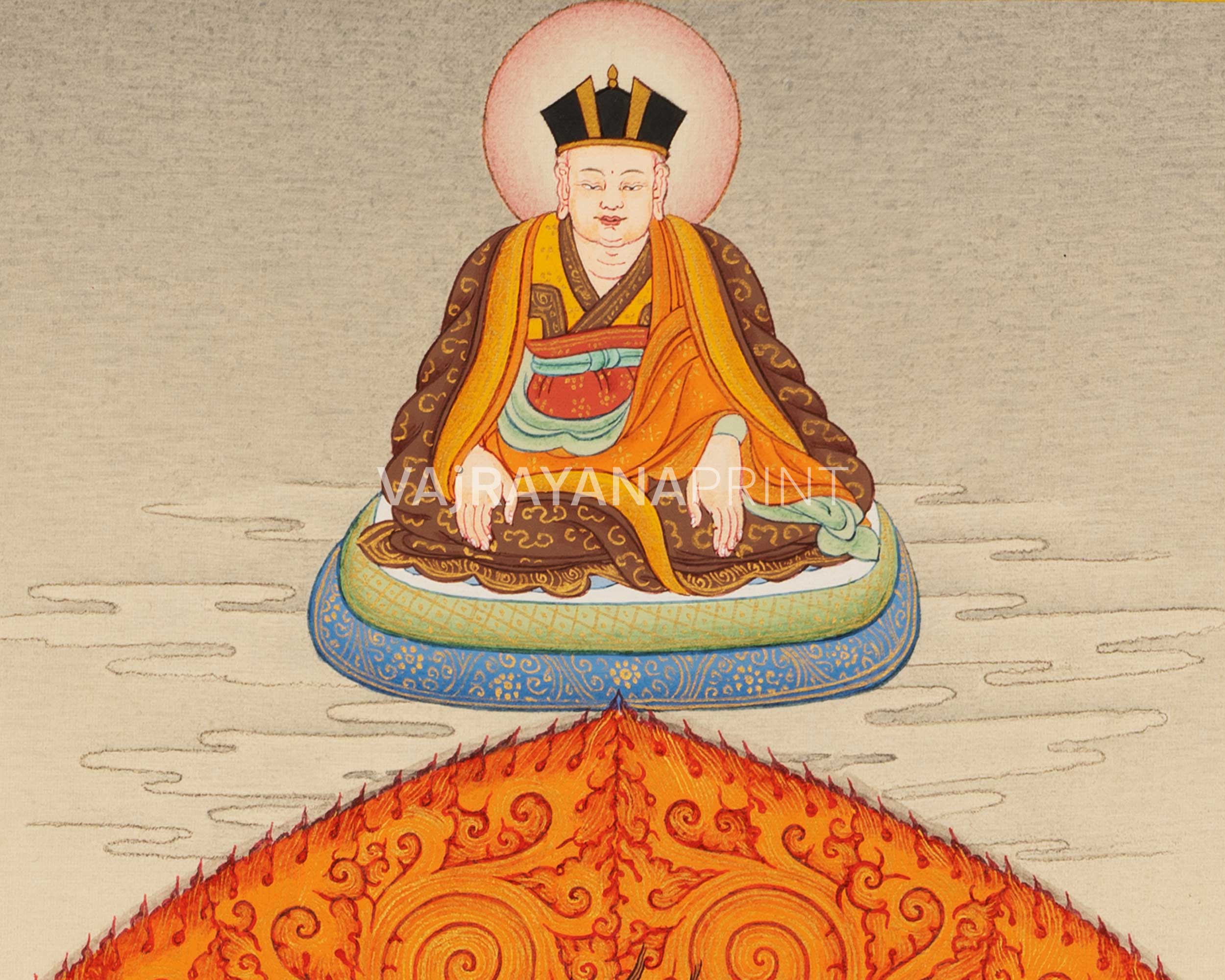 Dakini Vajravarahi Thangka Print | The Goddess of Vajra | Canvas Print for Spiritual Empowerment
