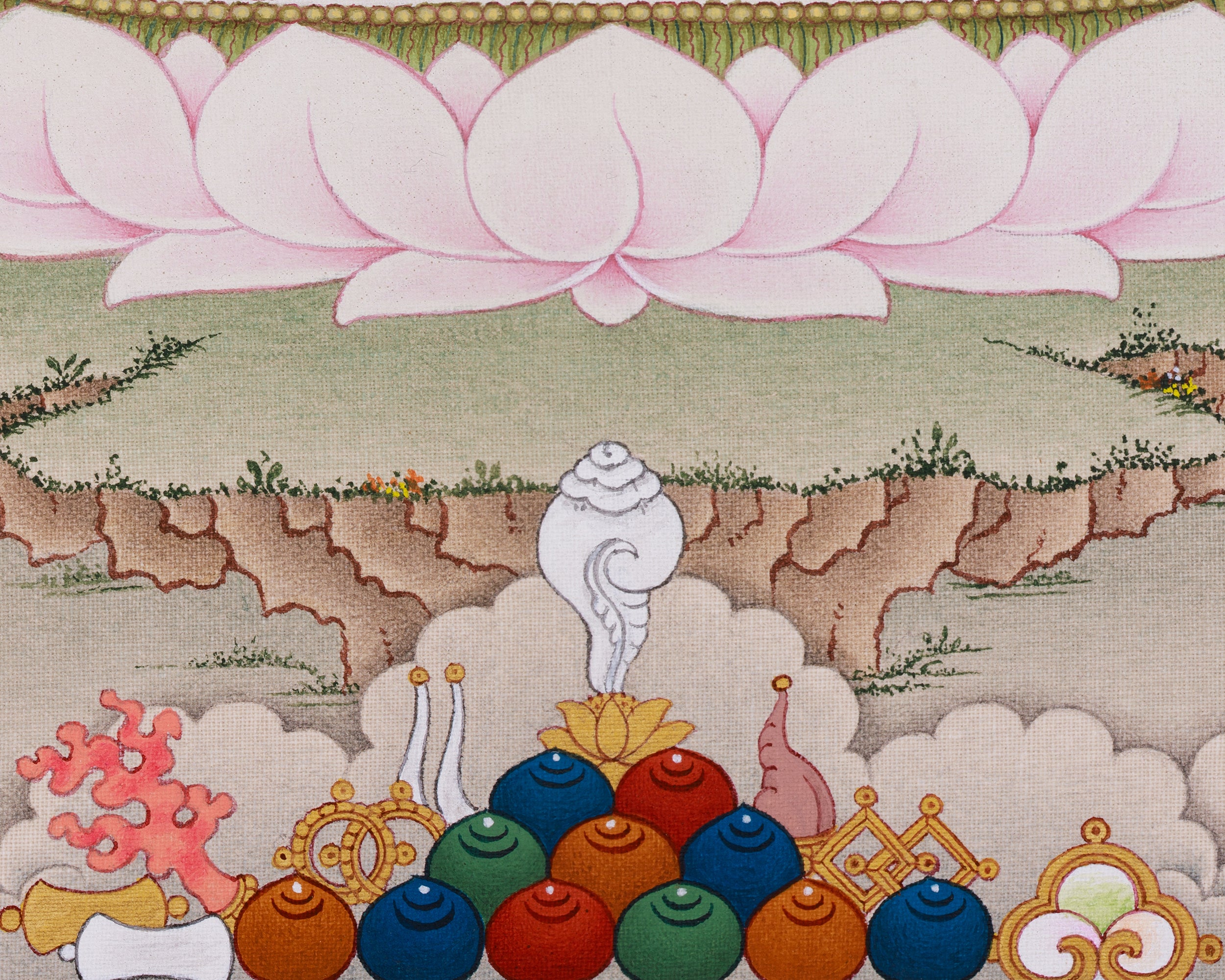 Vajrasattva Meditation Thangka | A Divine Symbol of Purification and Inner Peace