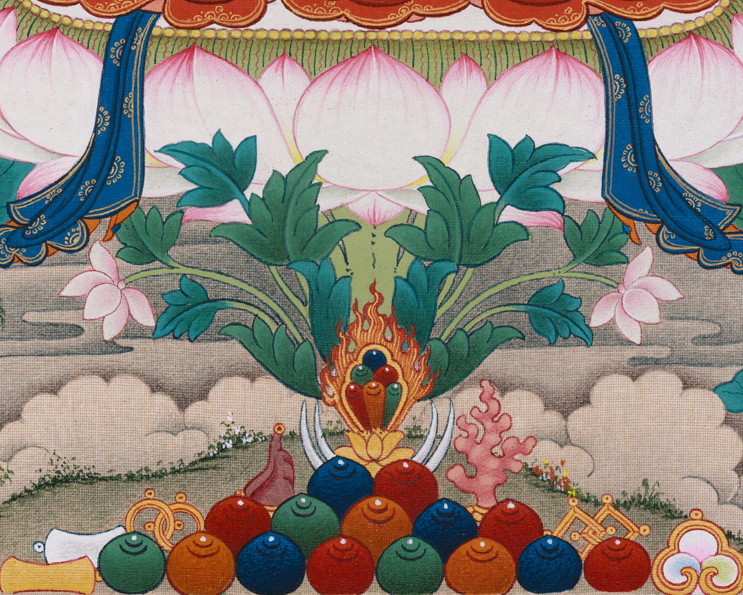 Goddess Longevity White Tara Painting | The Embodiment of Purity and Healing