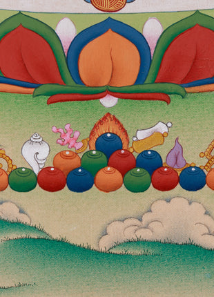 Spiritual Art of Manjushri Bodhisattva | Symbol of Wisdom and Knowledge