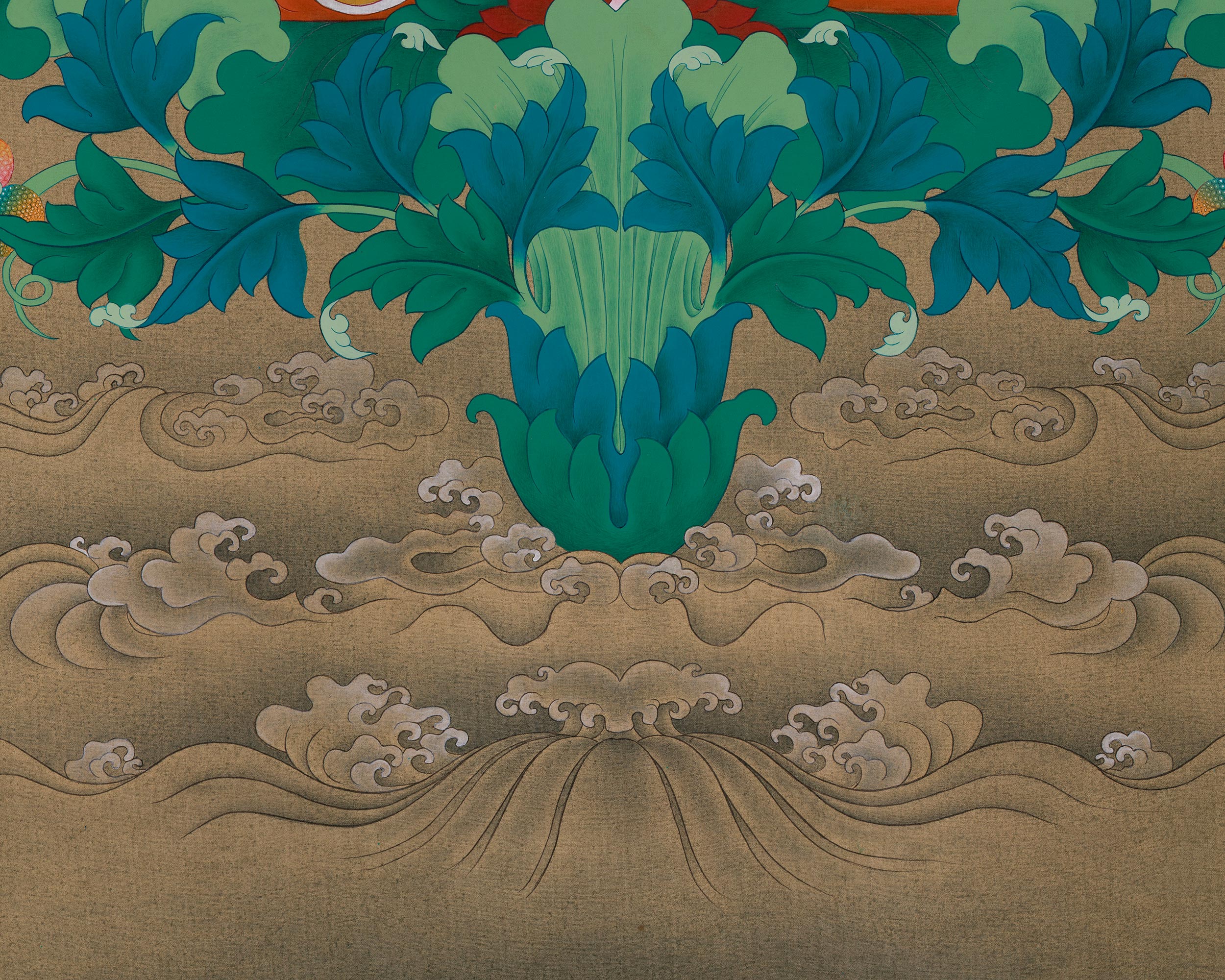 Traditional Padmasambhava Artwork | Thangka of the Guru Rinpoche, Second Buddha