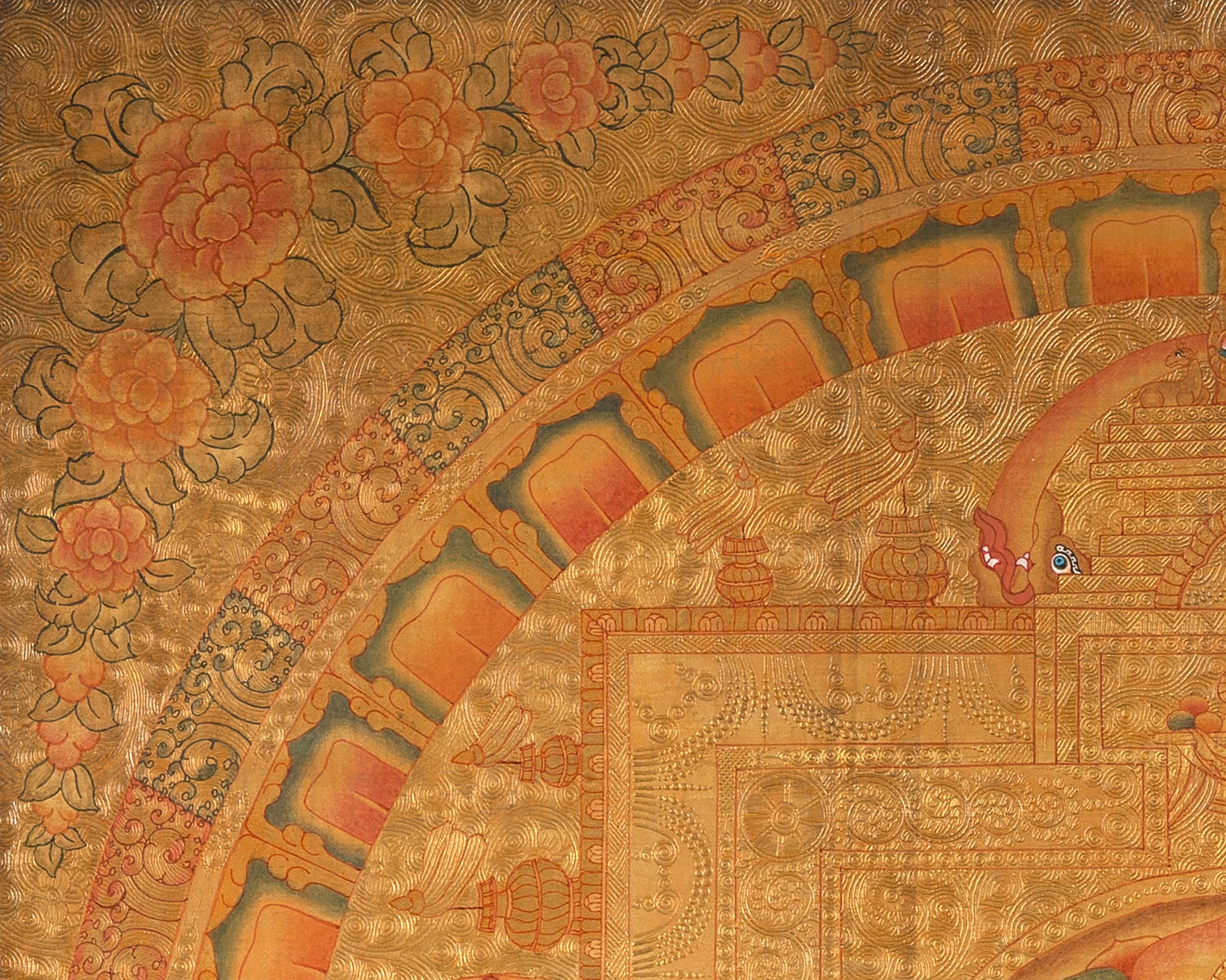Shakyamuni Buddha Mandala | Wall Decoration Painting