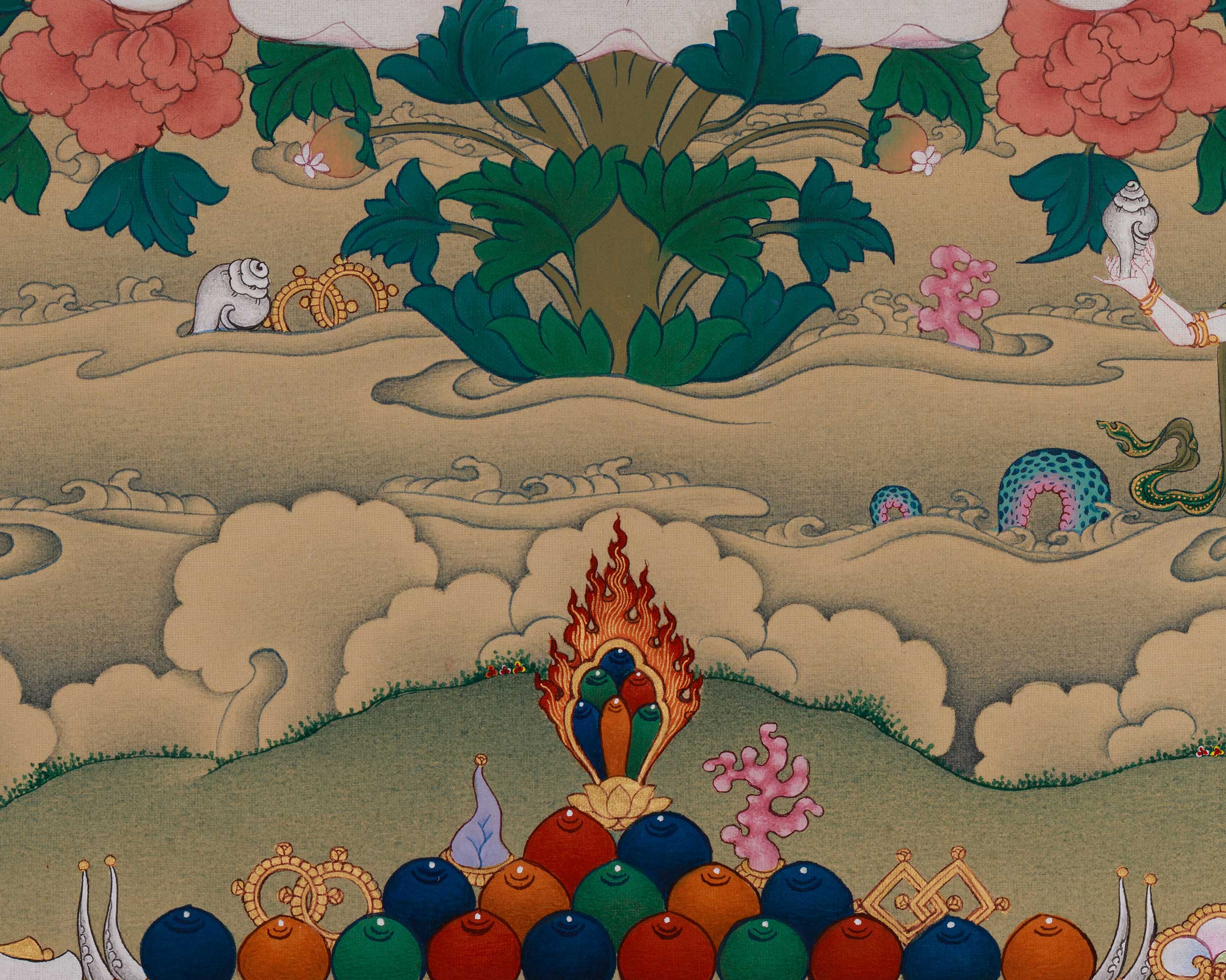 Vajrayana Deity White Tara Thangka | Sita Tara | Healing Deity