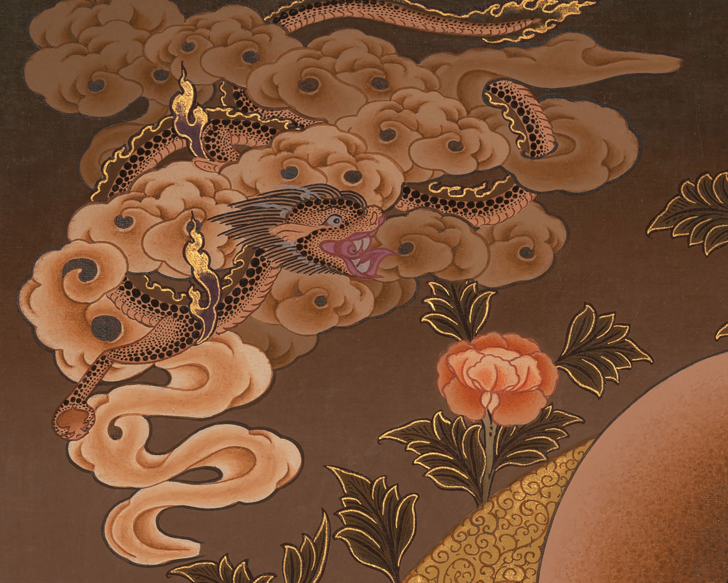 4Armed Chengrezig Thangka | Traditional Buddhist Painting