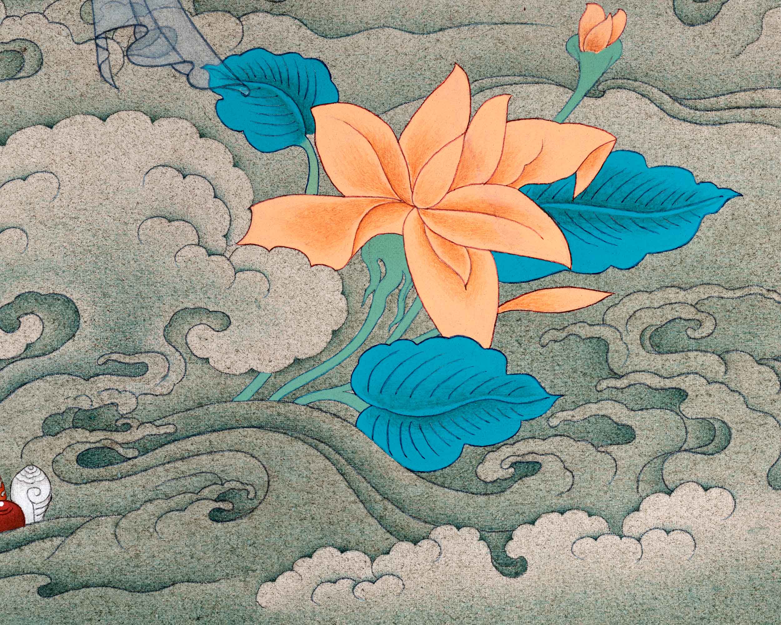 Chenrezig's Four Arms of Compassion | Avalokiteshvara Thangka | Sacred Meditative Art
