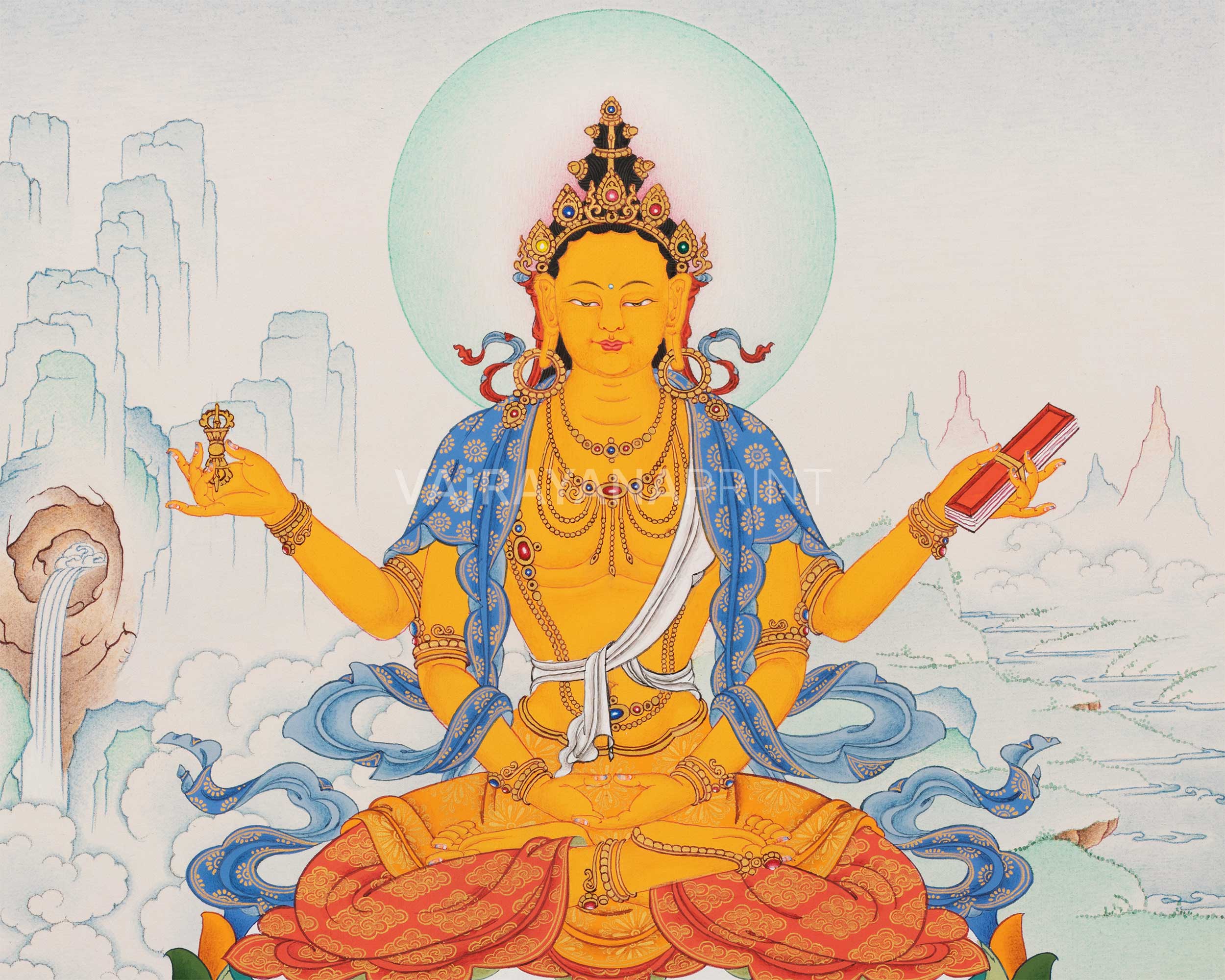 Manjushri-Prajnaparamita-Saraswoti-Print Set