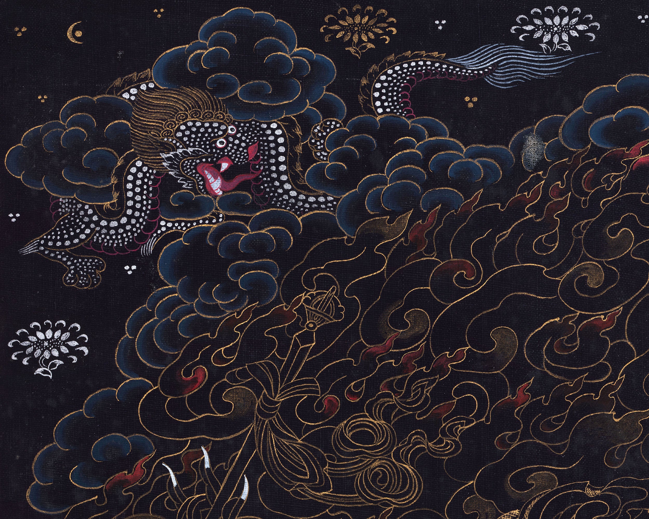 Palden Lhamo Thangka | Traditional Tibetan Art | Wall Decors