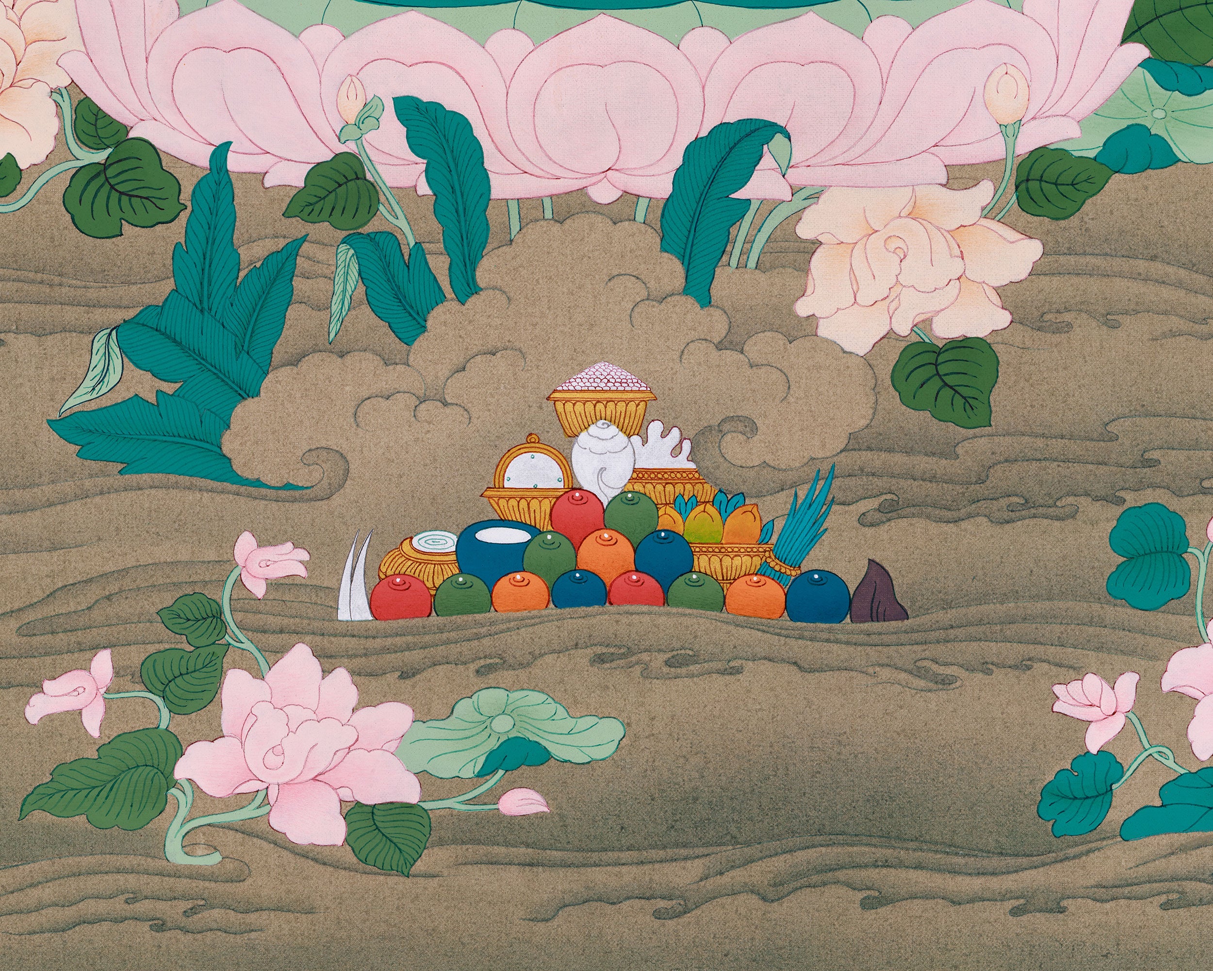 Dhyani Buddha Thangka | The Enlightened One