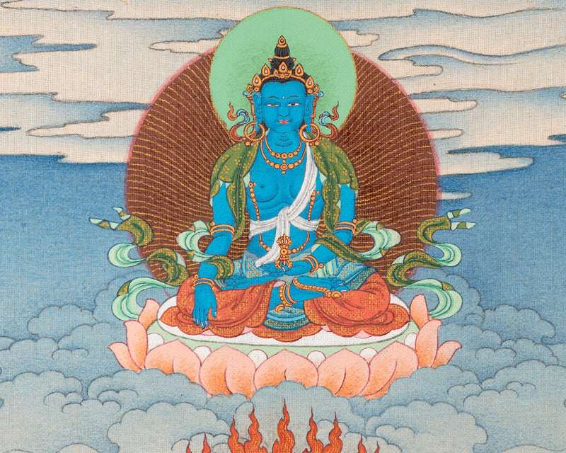 Thangka Print Of Dorje Phagmo | Thunderbolt Goddess | Spiritual Gift Ideas