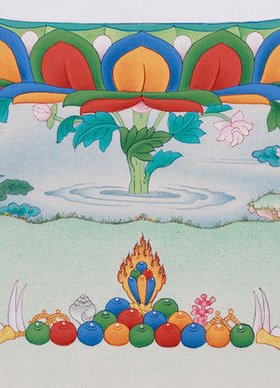 1000 Armed Chenrezig Bodhisattva Thangka | Divine Protection