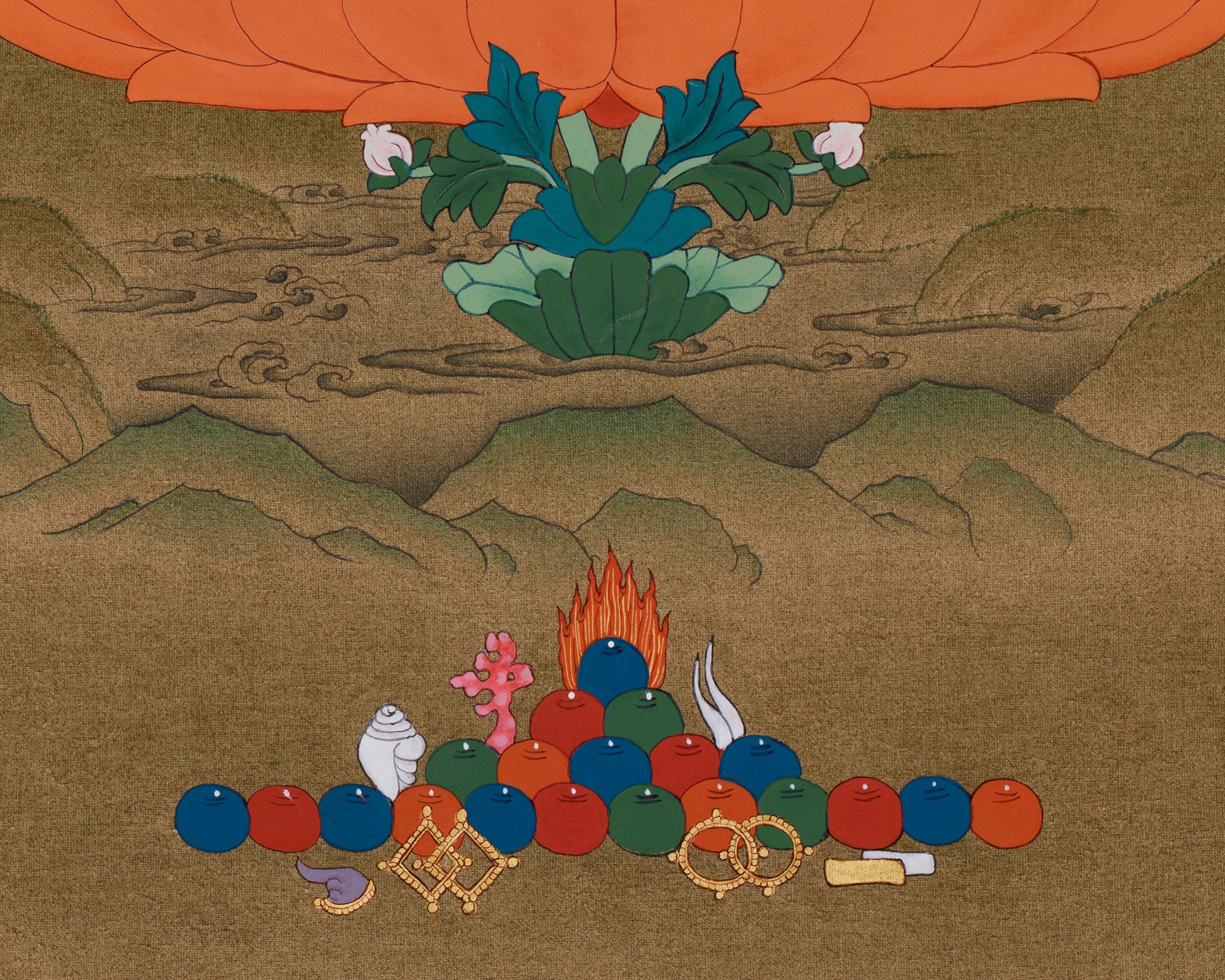 Sacred Compassionate Deity Chenrezig | Bodhisattva of Mercy and Spiritual Protection
