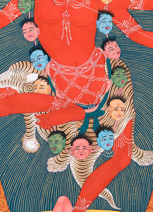 Traditional Kurkulla Thangka | Sacred Art For Daily Practice | Buddhist Decor