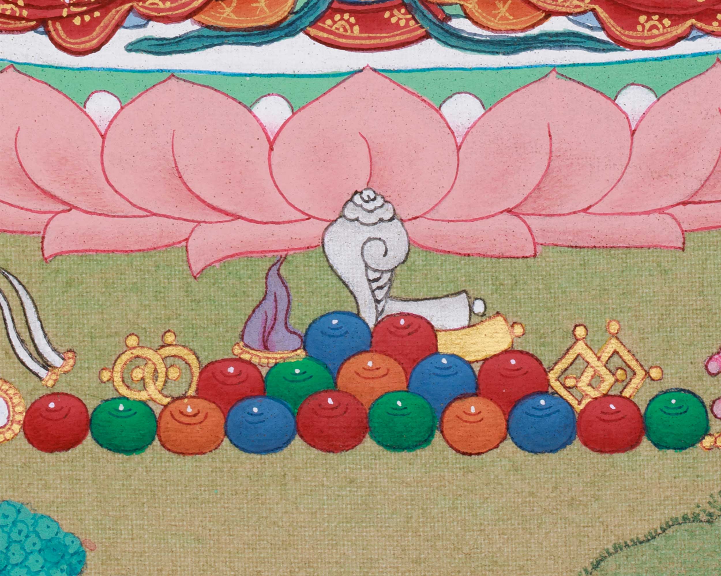 White Tara, Seven Eyes Goddess | Female Buddha of Longevity and Healing