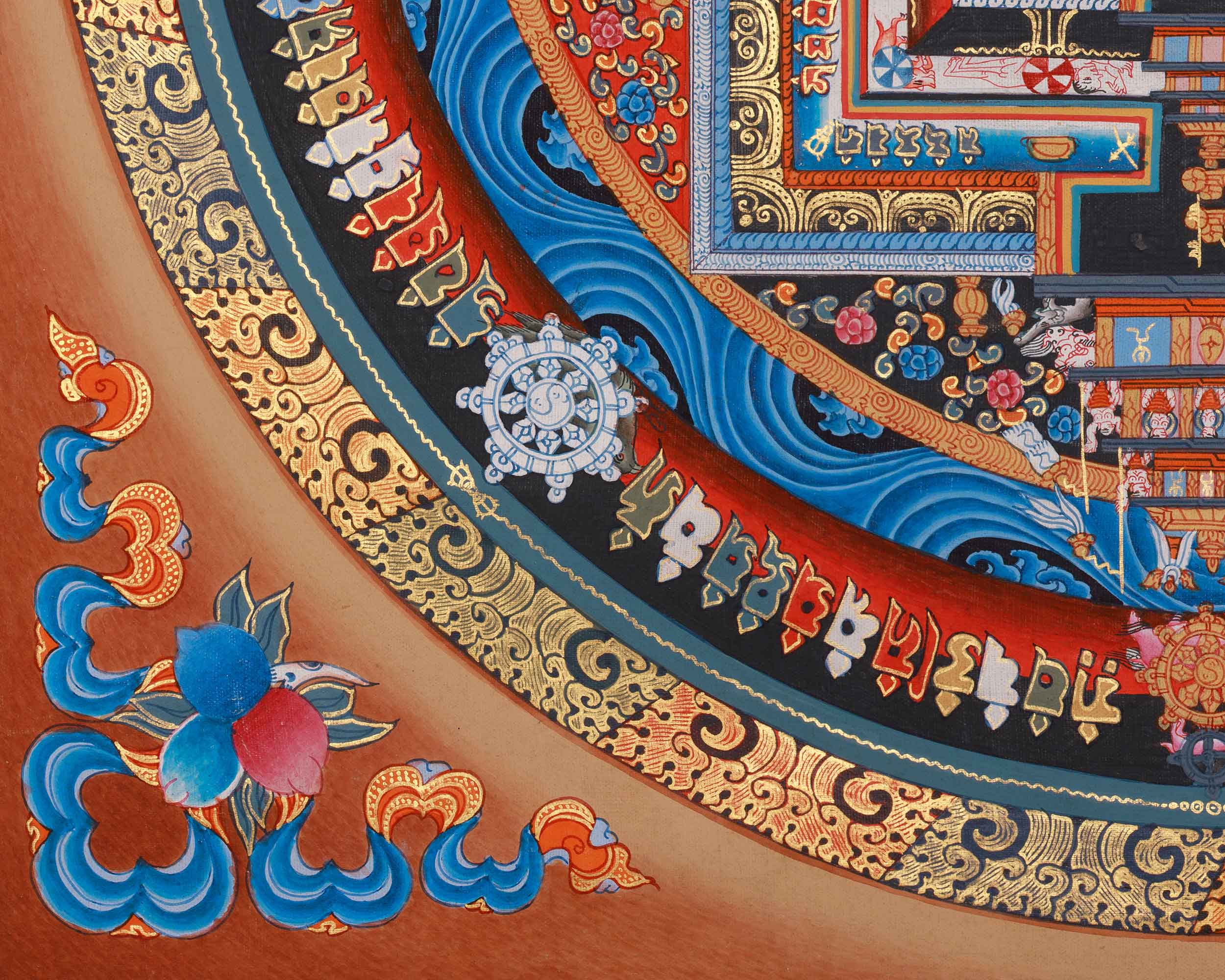 Buddhist Kalachakra Mandala Art | Sacred Symbol of Time