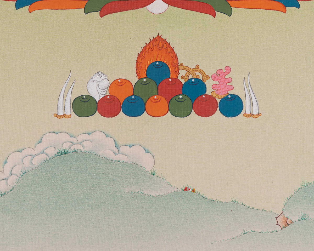 Spiritual Chenrezig Artwork | Avalokitasvara Bodhisattva Thangka