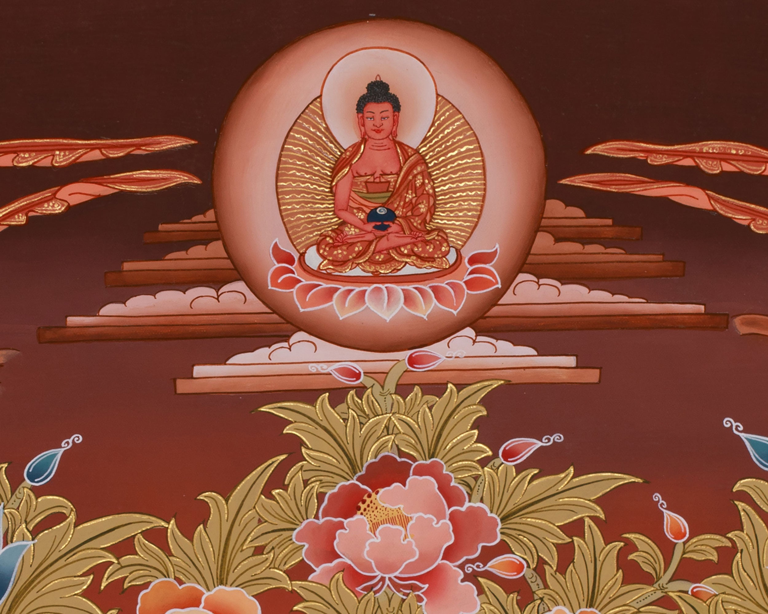 Compassion Buddha of 1000 Hands, Avalokiteshvara Thangka | Compassion & Divine Protection