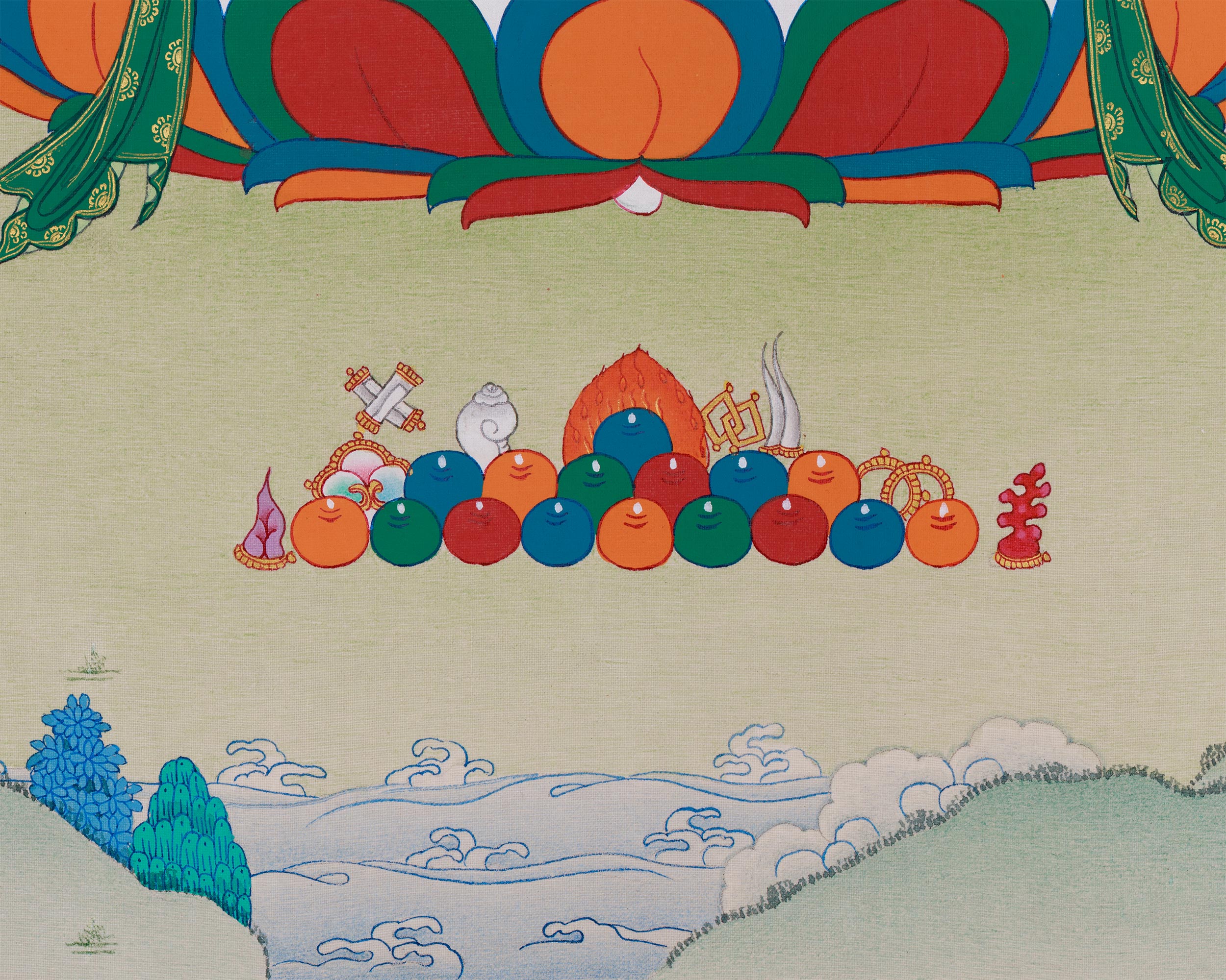 Tibetan Manjushri, Wisdom Deity | Bodhisattva of Knowledge