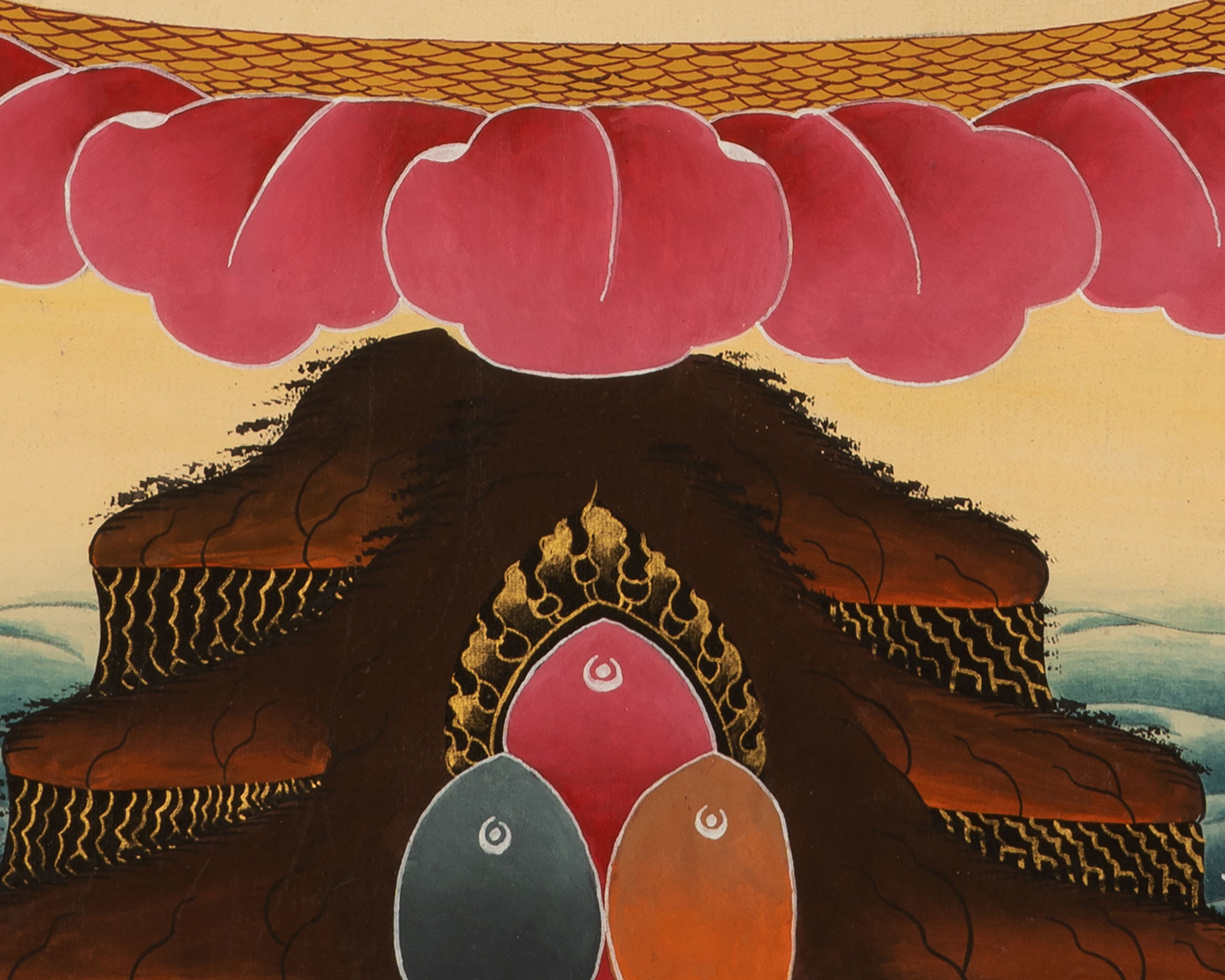 Hand-Painted Tibetan Bodhisattva White Tara Thangka | Goddess of Longevity and Healing