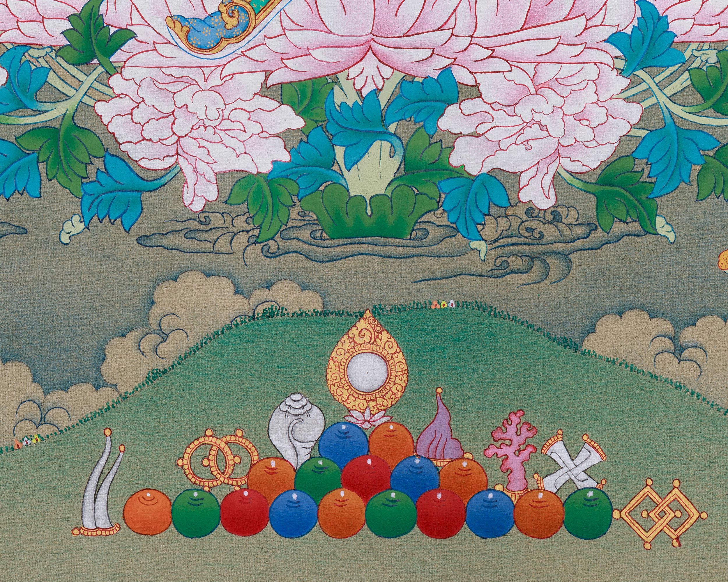 Thangka of Tantric Master Guru Rinpoche | Padmasambhava Artwork