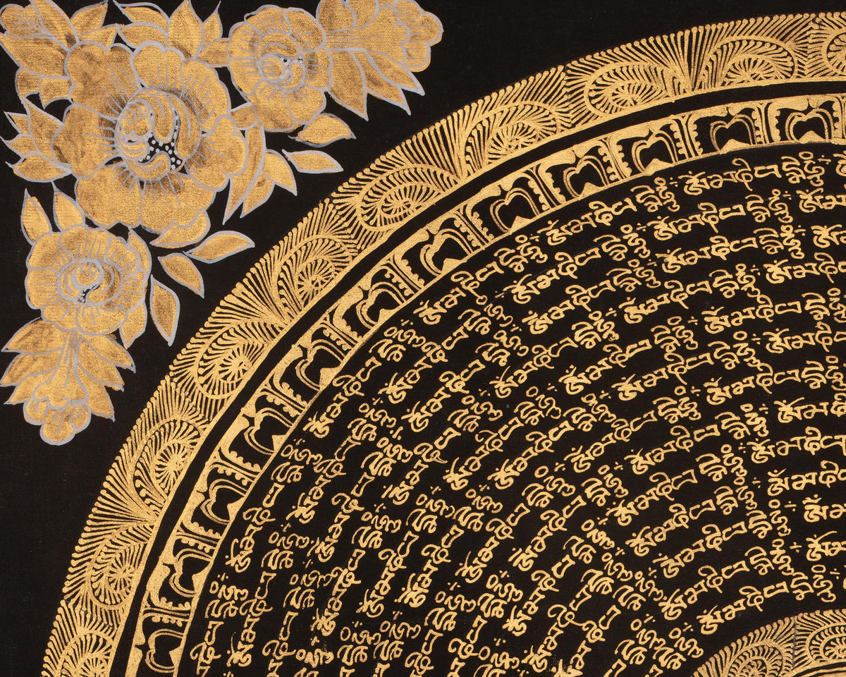 Mantra Mandala Buddhist Art | The Union of Sacred Sound | Enlightened Universe
