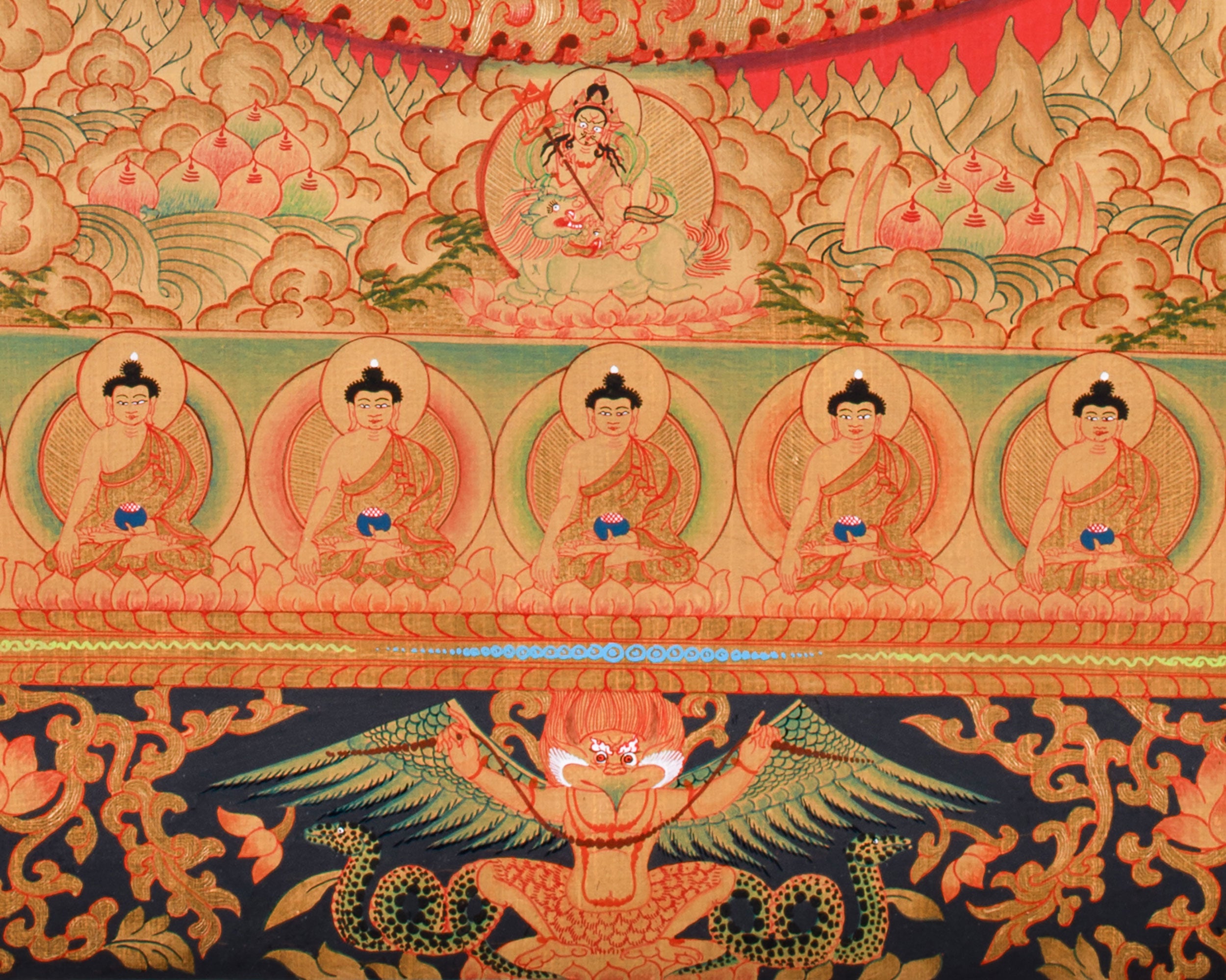 Golden Sita Tara Mandala | Sacred Symbol of Compassion & Wisdom