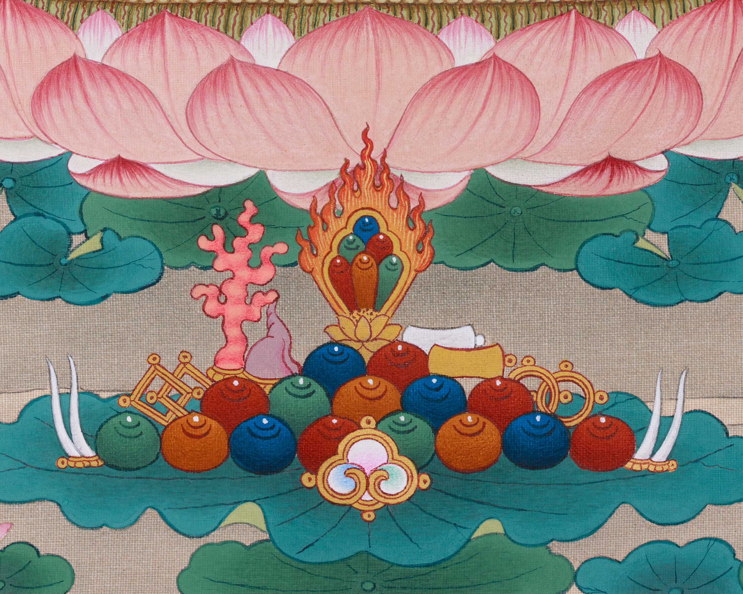 Shakyamuni Buddha Peaceful Thangka | A Sacred Symbol of Enlightenment and Tranquility