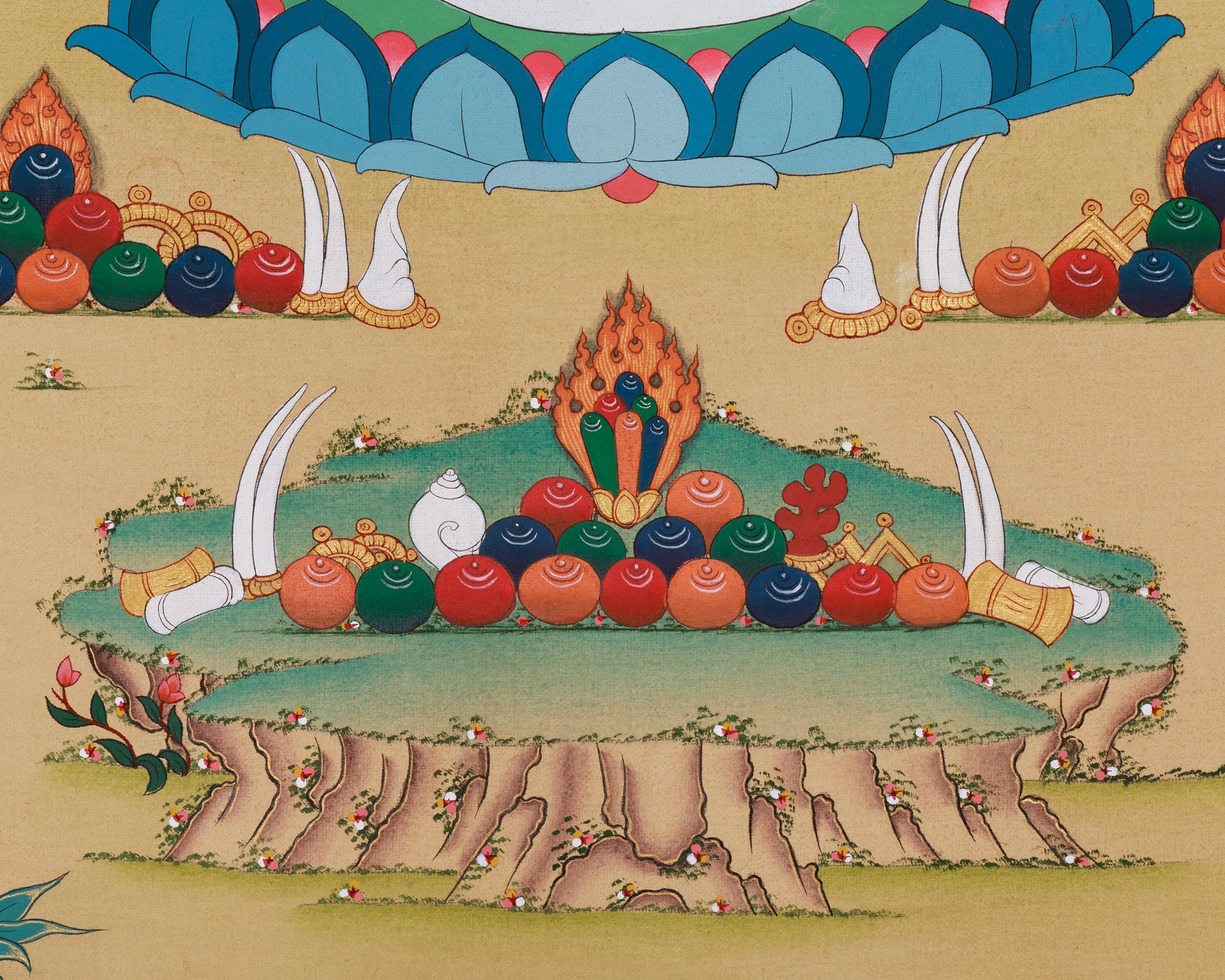 Buddha Maitreya Canvas Print | Spiritual Artwork of the Buddha Yet to Come