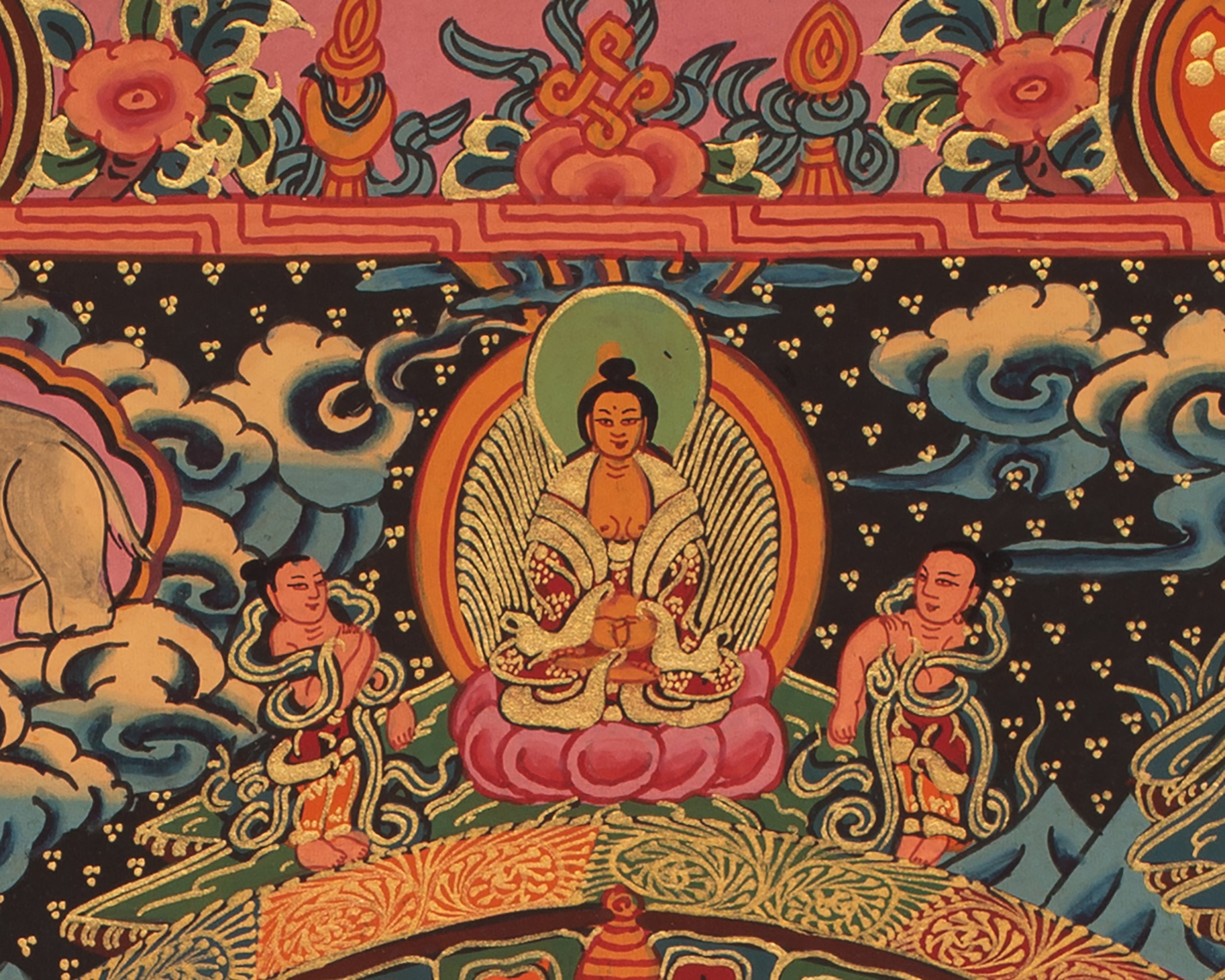 Authentic Buddha Life Story Thangka | Shakyamuni Buddha’s Path to Enlightenment