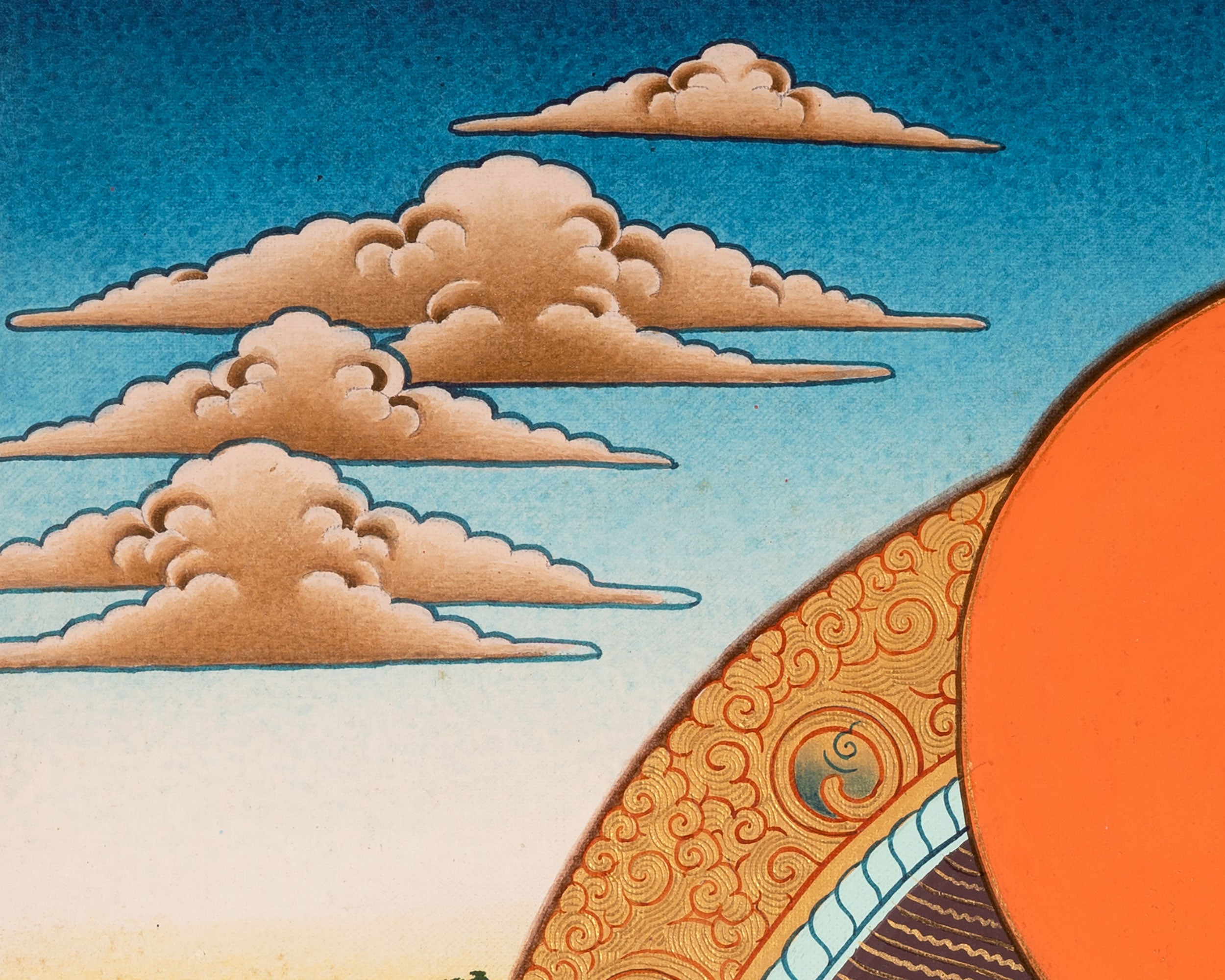 Medicine Buddha | Healing Buddha Thangka | Traditional Tibetan Paint
