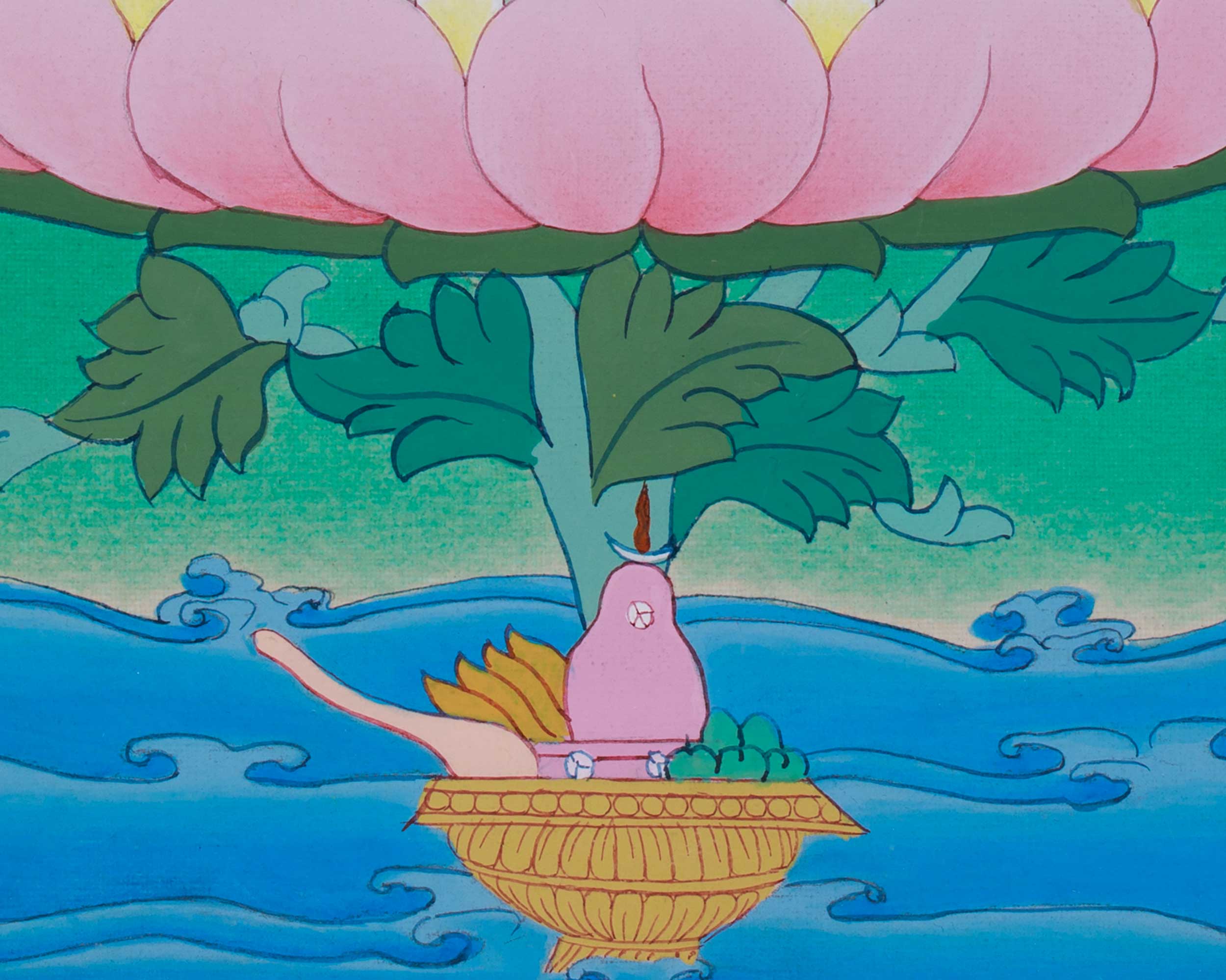 Handmade Tibetan Guru Padmasambhava | Lotus Born Master