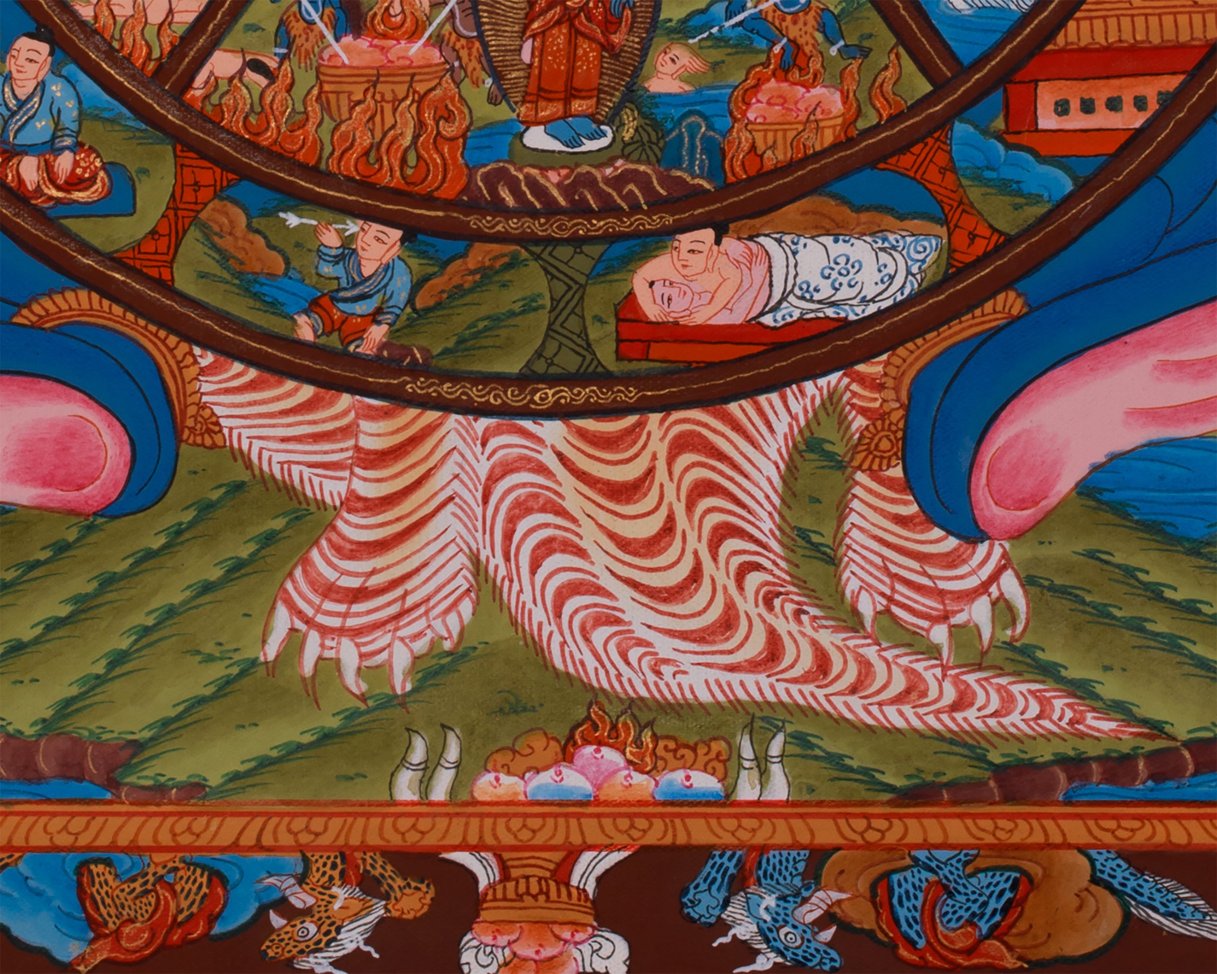 The Buddhist Wheel of Life Thangka | Guide to Samsara and Liberation