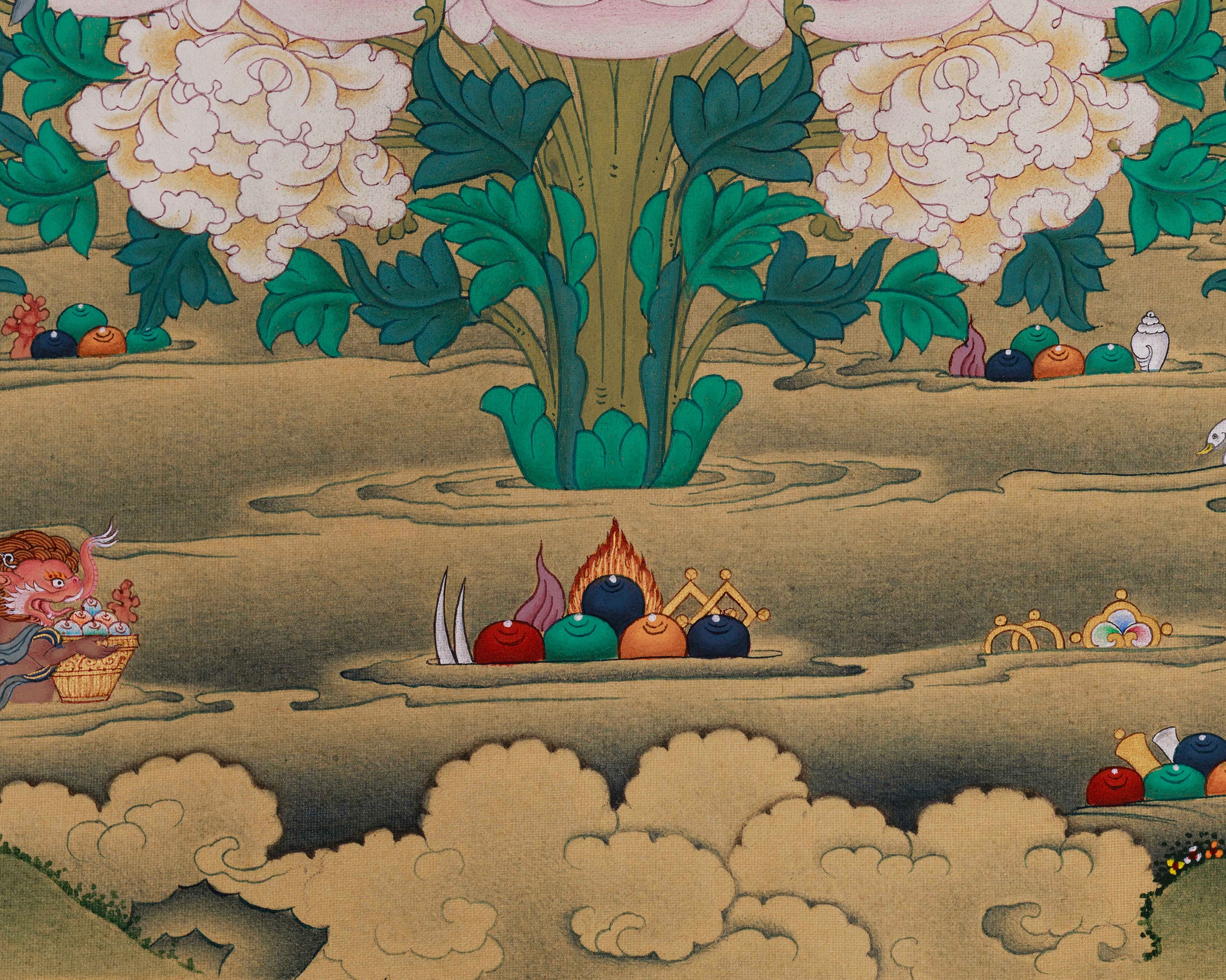 Exclusive Manjughosa Painting | Embodying the Bodhisattva of Wisdom
