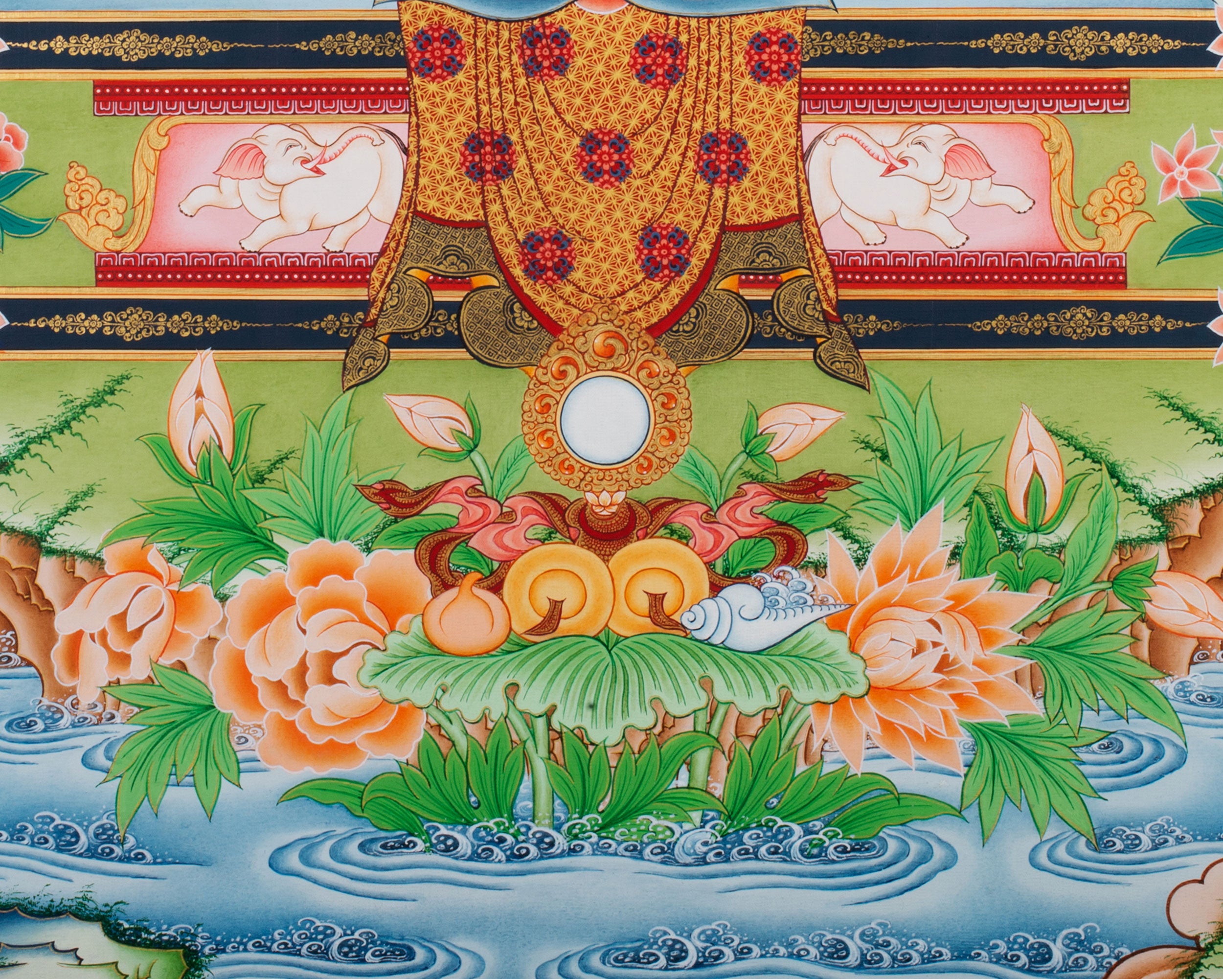 Eri Style Bhaisajyaguru Healing Artwork | Rare Exclusive Painting