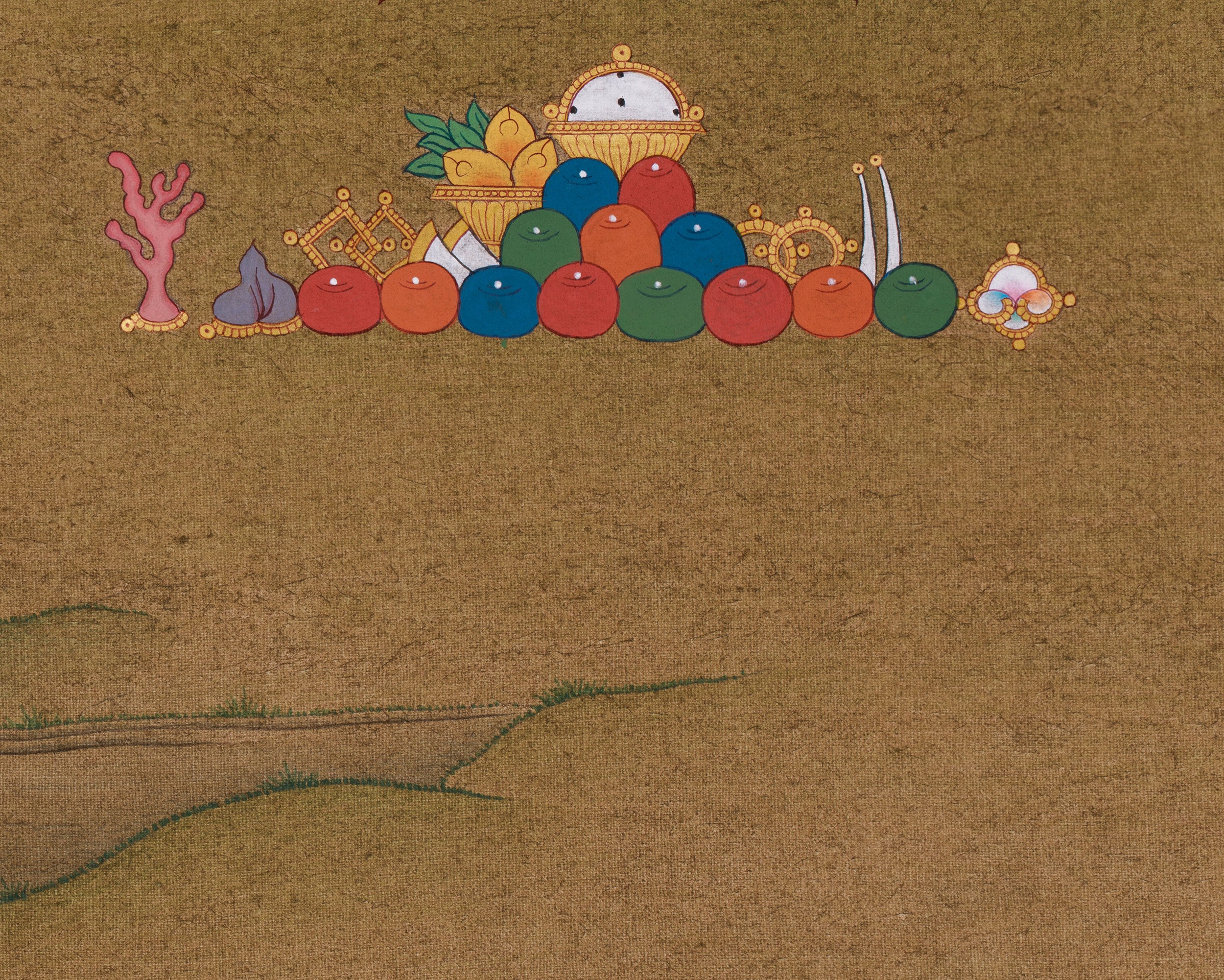 Buddhist Thangka of Shakyamuni Buddha