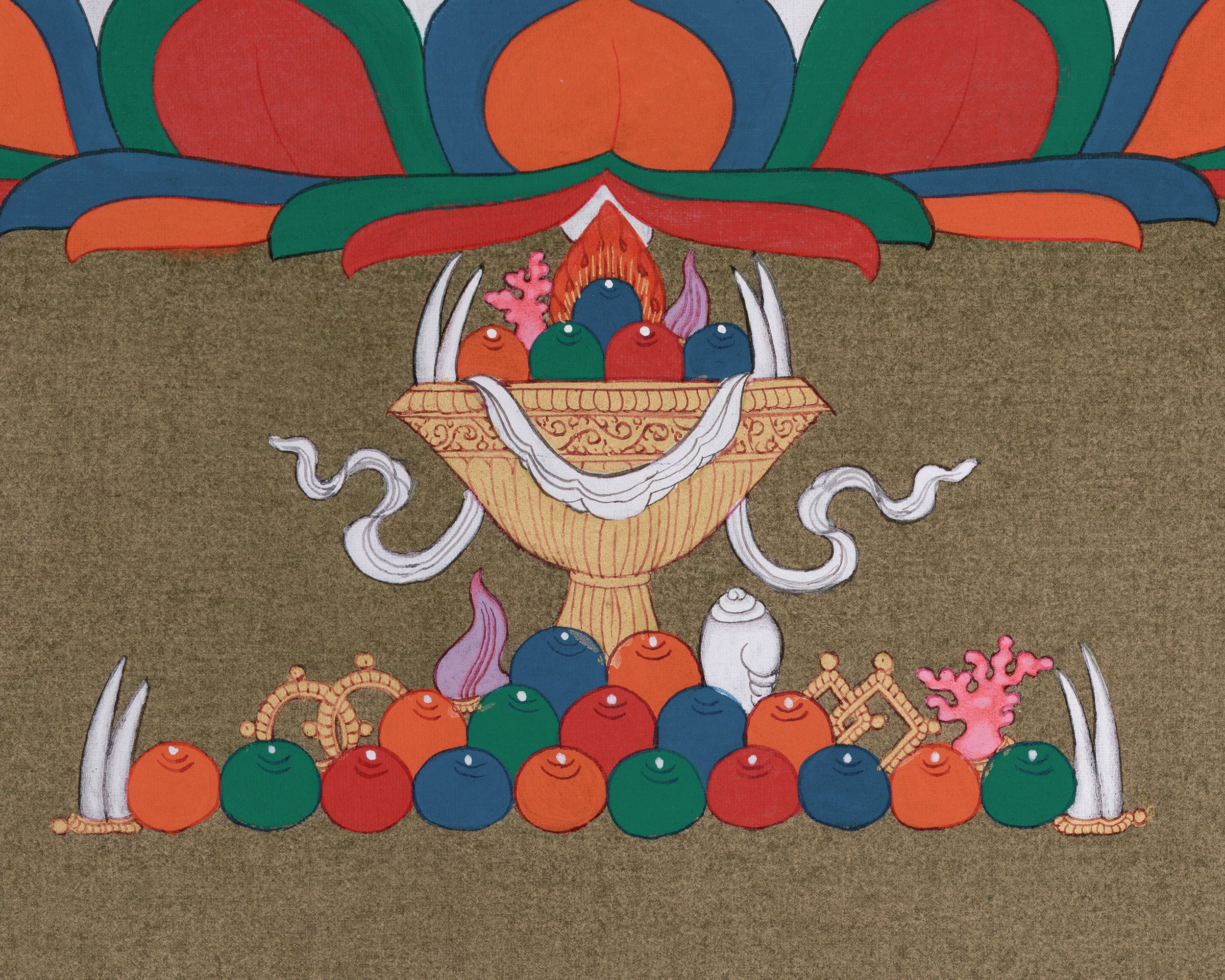 Traditional Bodhisattva Vajrasattva Artwork | Buddha of Purification