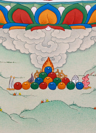 Buddha of Pure Land Amitabha Thangka | Beacon of Infinite Light and Compassion