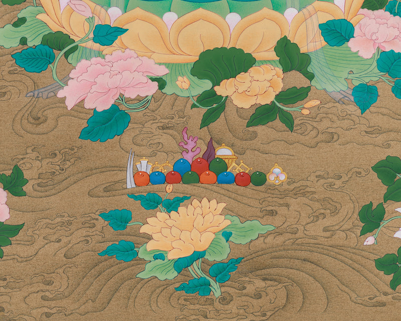 Extra-ordinary White Tara Thangka Painting