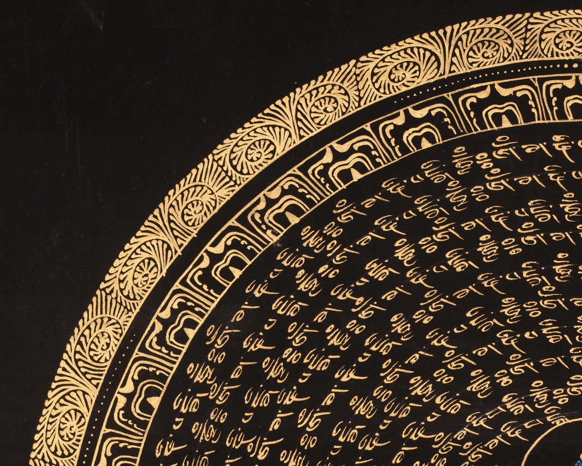 Medicine Buddha Mandala Art | Sacred Tibetan Thangka of Healing and Wisdom
