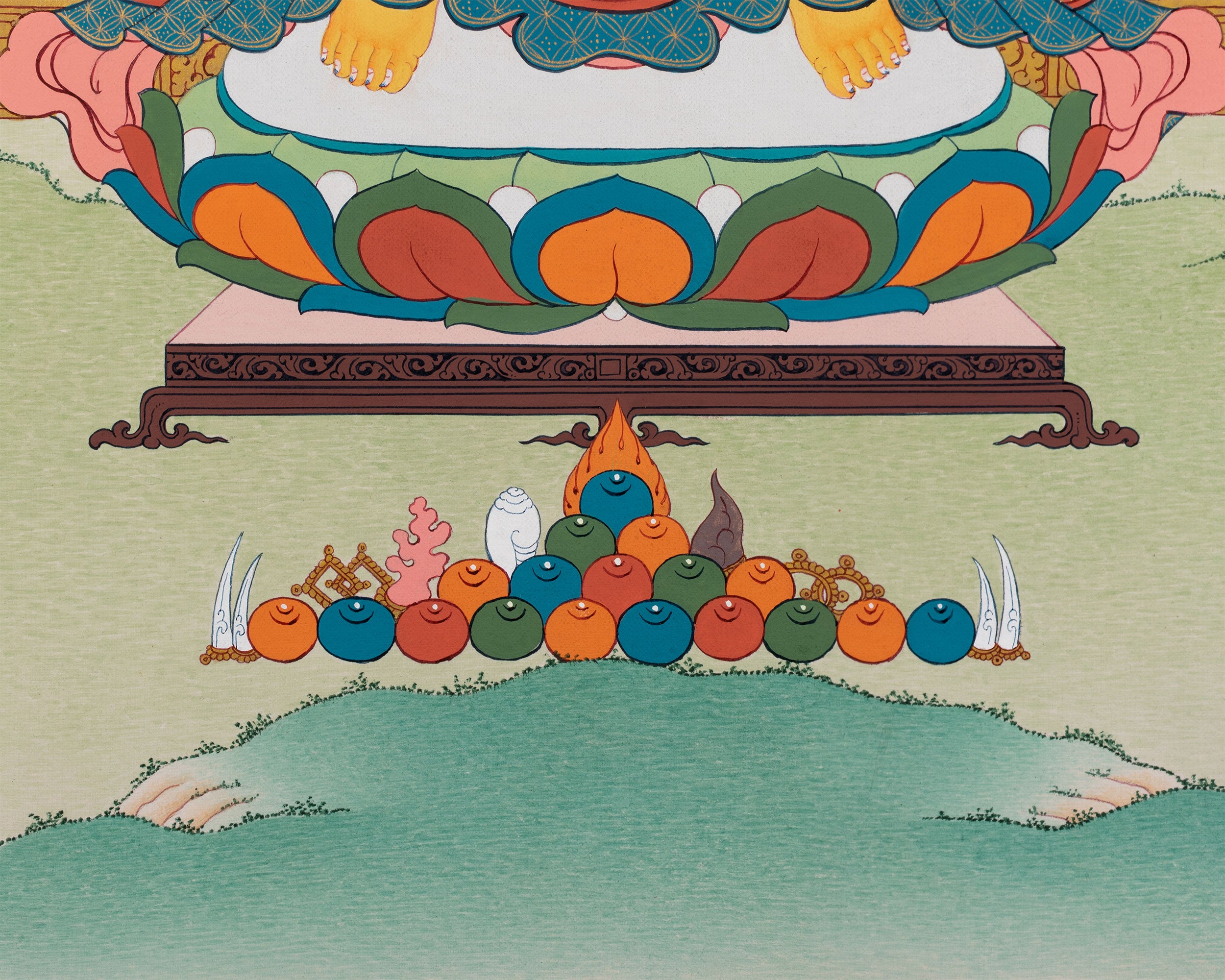 Maitreya Buddha Print | Future Buddha of Loving Kindness | Canvas Print