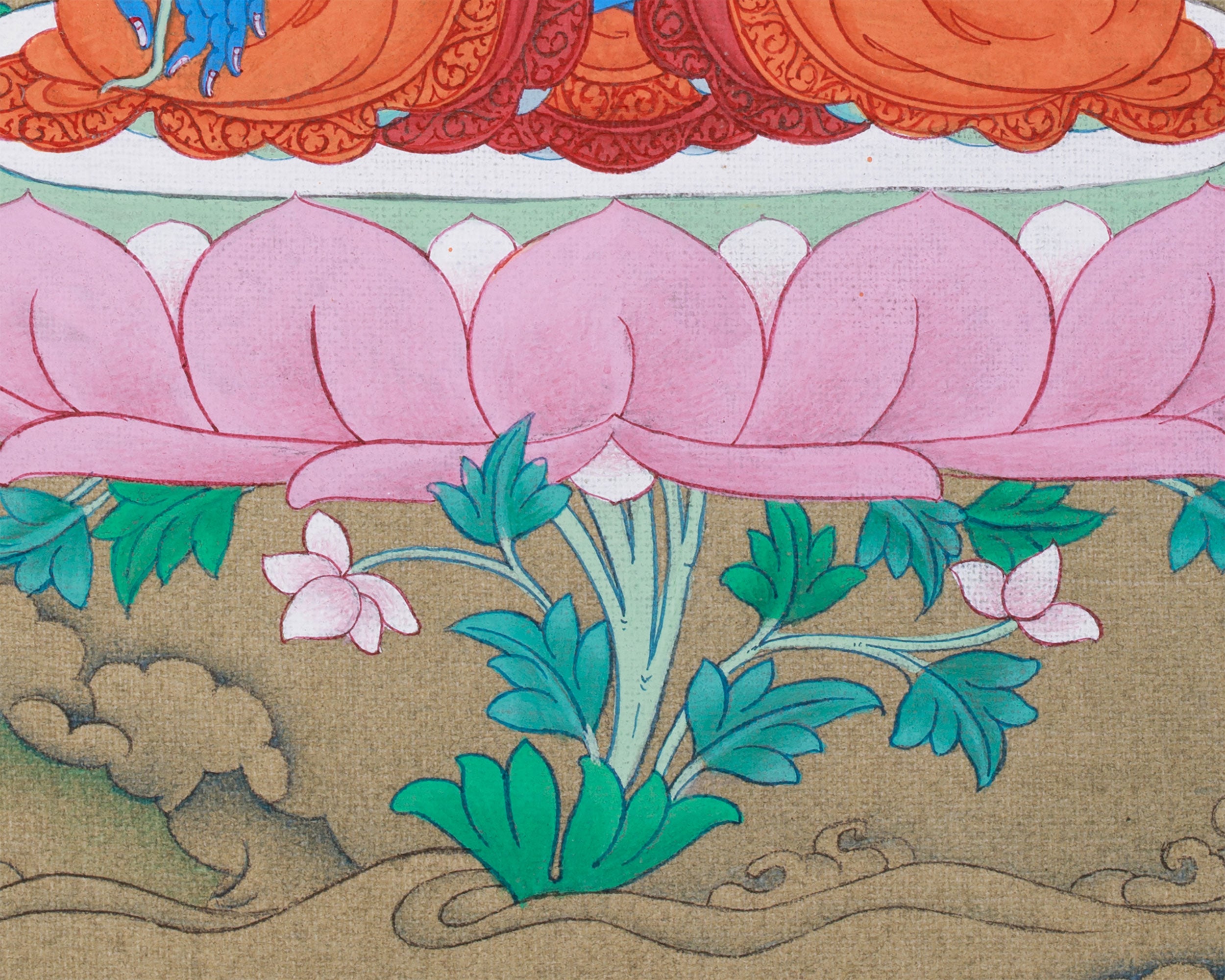 Bhaisajyaguru’s Blessing | Medicine Buddha Thangka for Meditation & Balance
