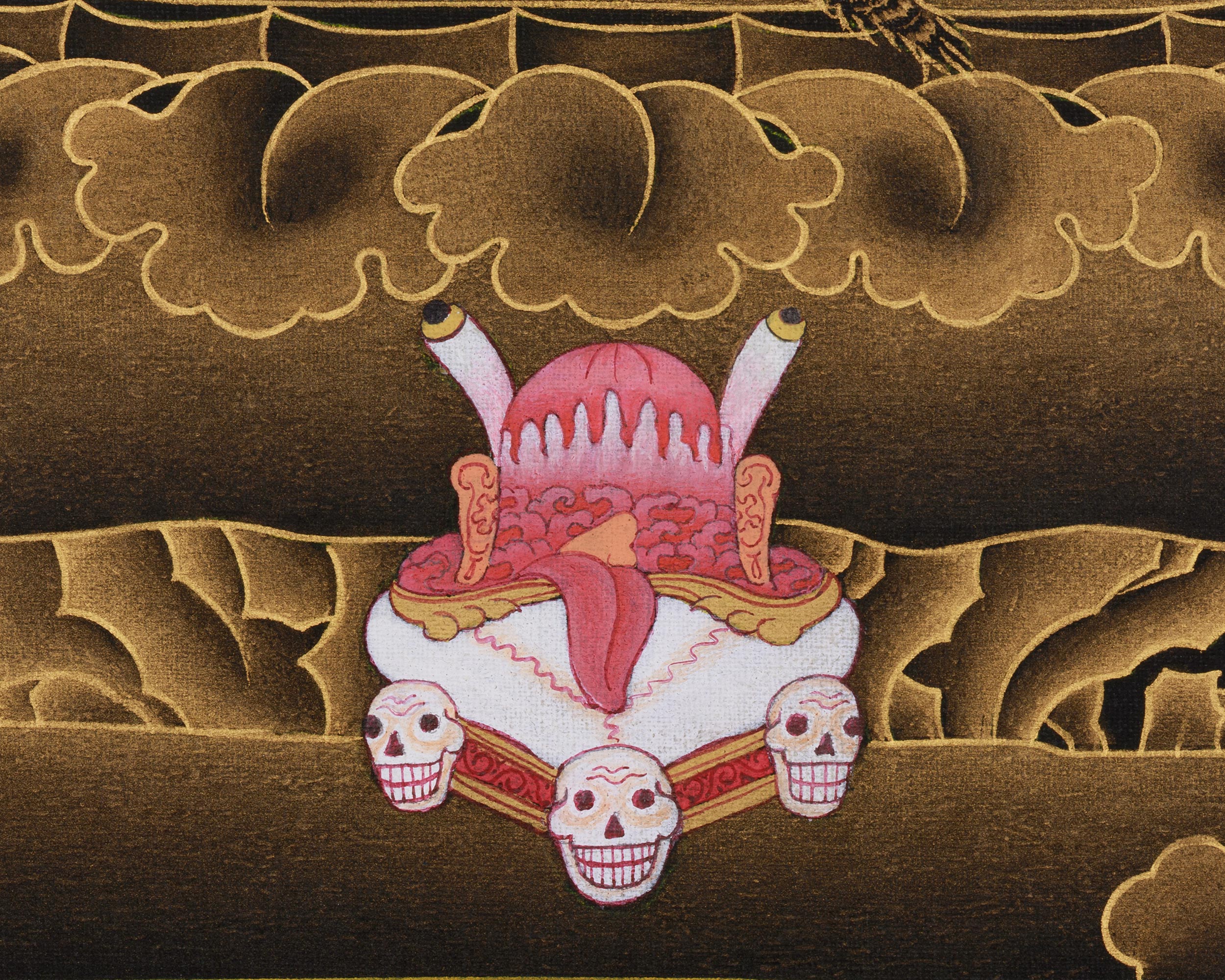 Thangka of Vajrapani | The Fierce Bodhisattva of Protection