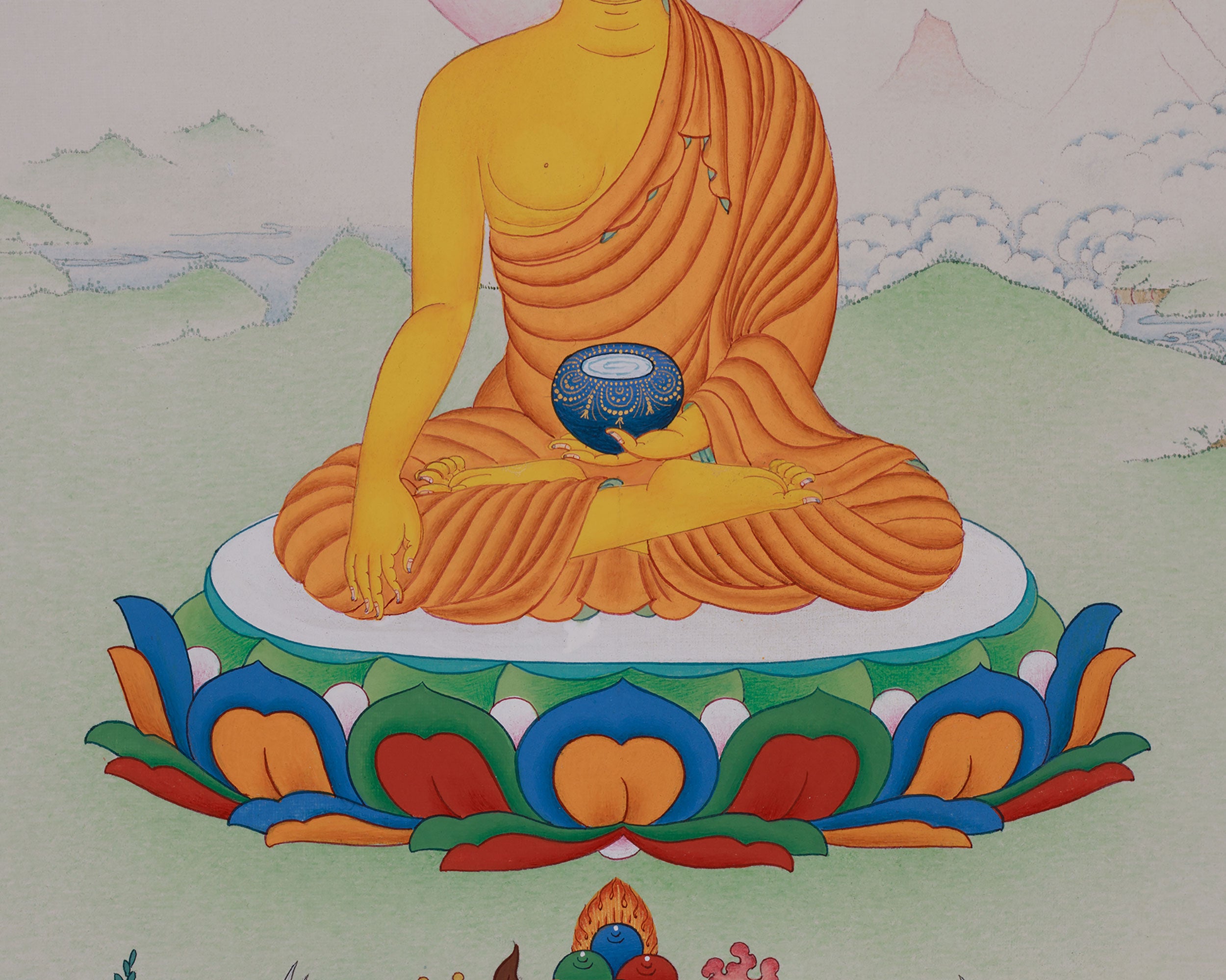 The Sage of The Shakyas, Buddha Shakyamuni Thangka