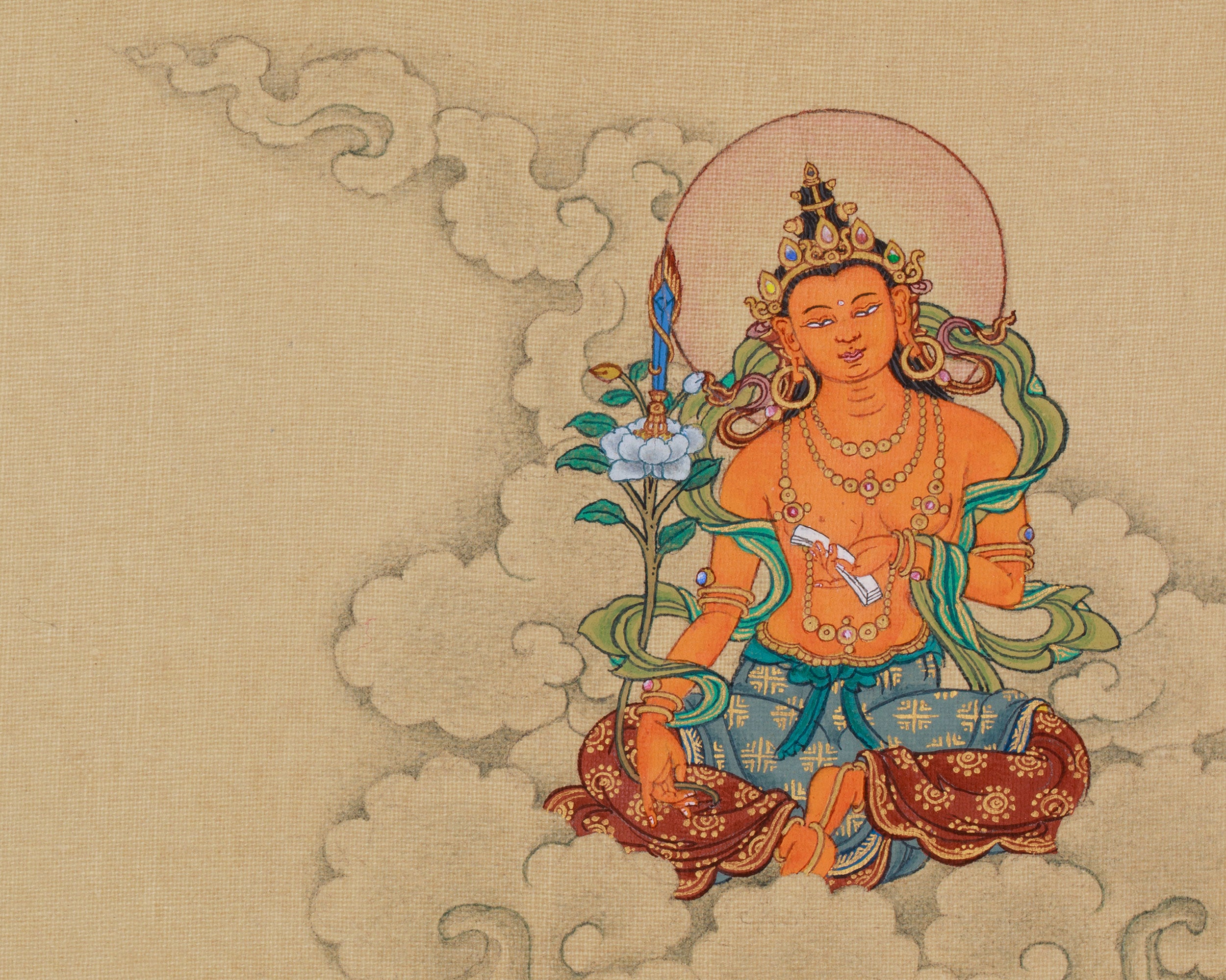 Chenrezig With Manjushri & Vajrapani | A Triad of Enlightened Energy