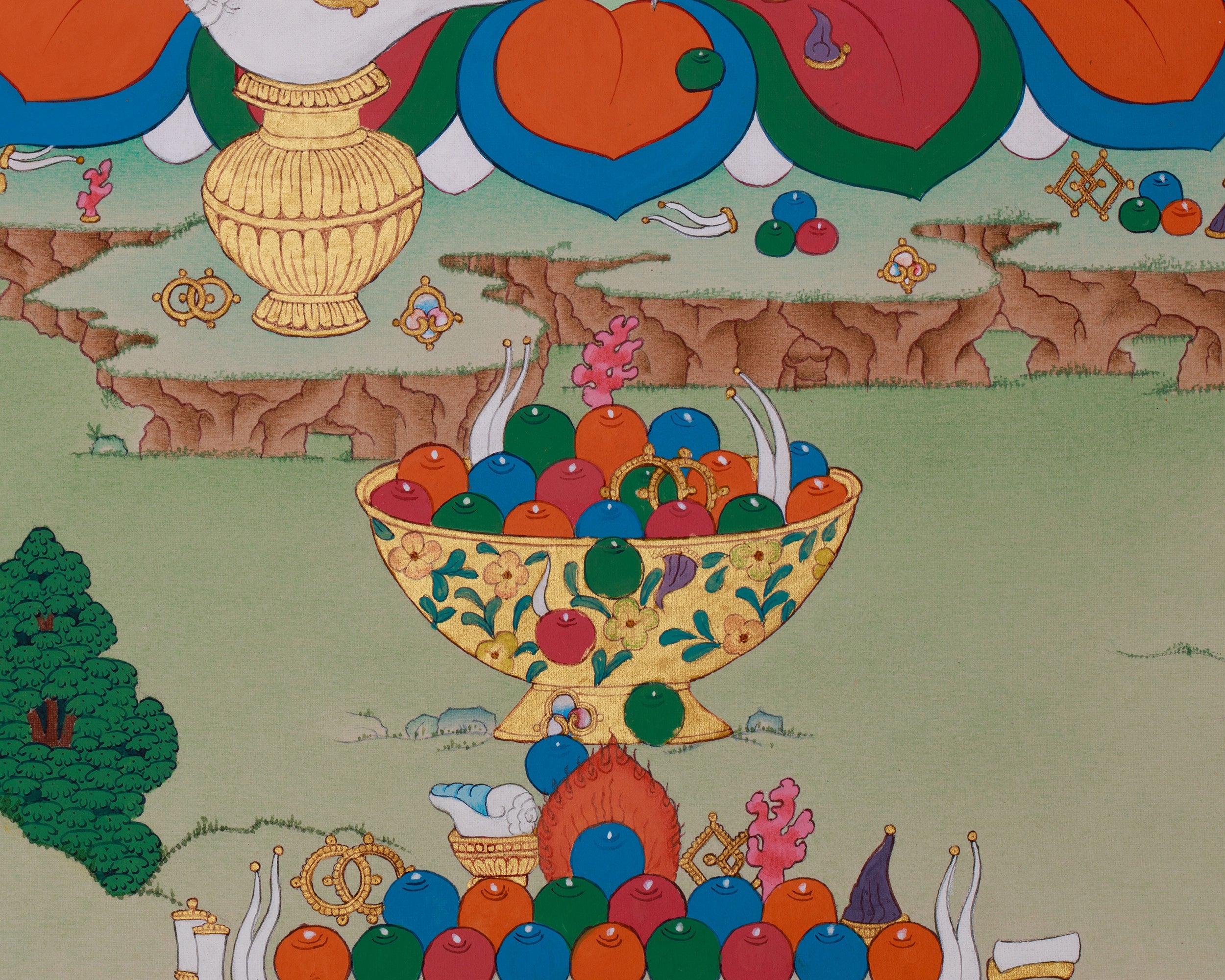 Guardian of Wealth, Dzambhala Thangka