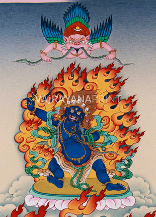 Hayagriva Digital Print | The Divine Guardian | Vajrapani Buddhism | Canvas Art for Spiritual Enhancement