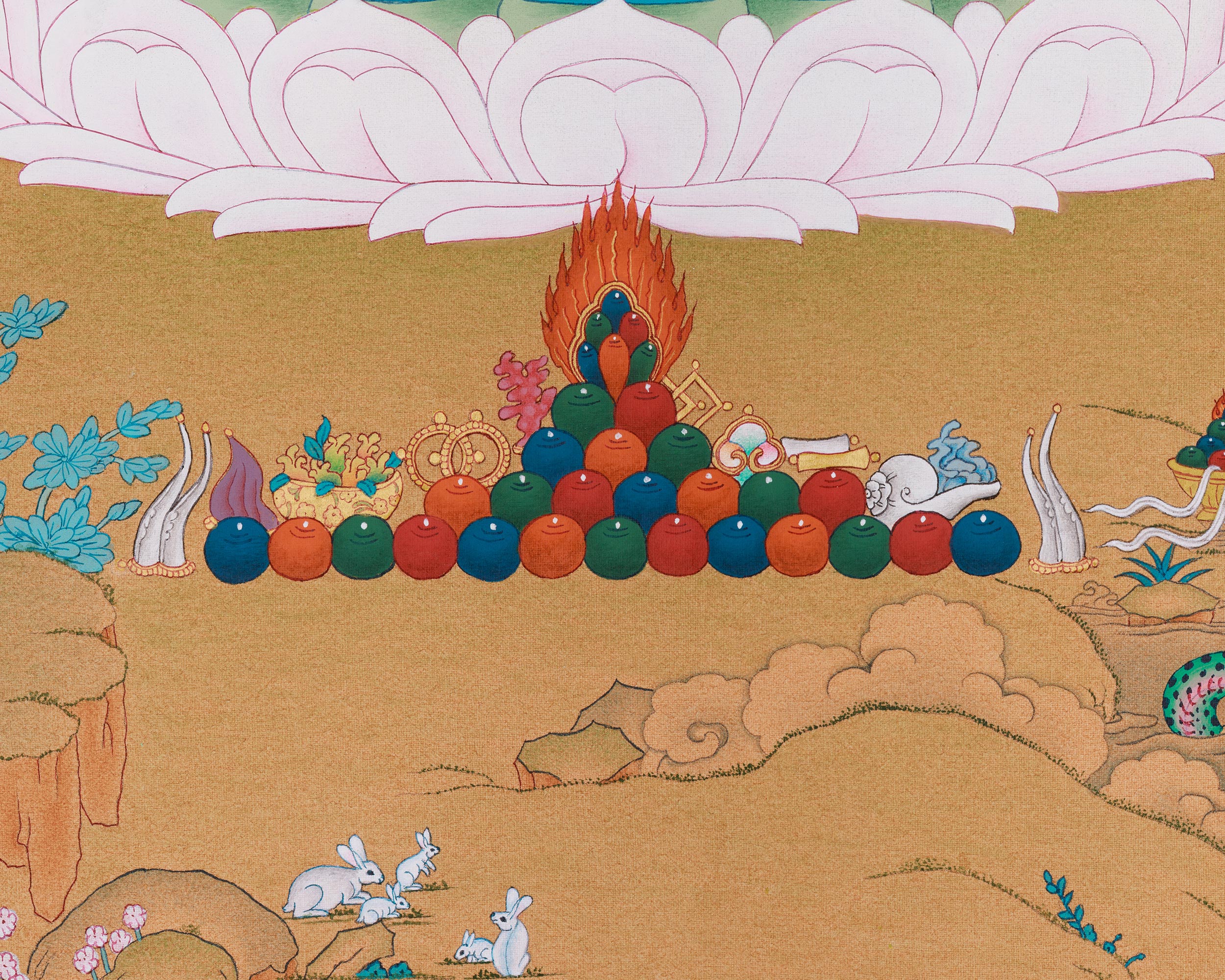 Bodhisattva Chenrezig Painting | Lord of Compassion and Protector of All Beings